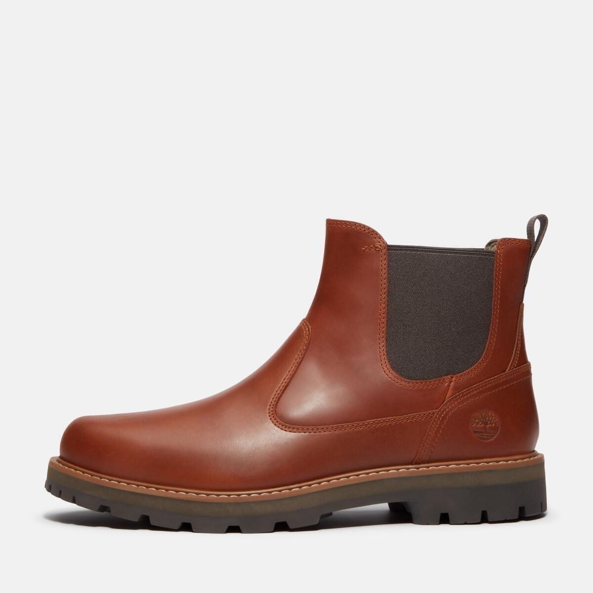 Mid Brown - Timberland - Men's Britton Road Chelsea Boot - 8