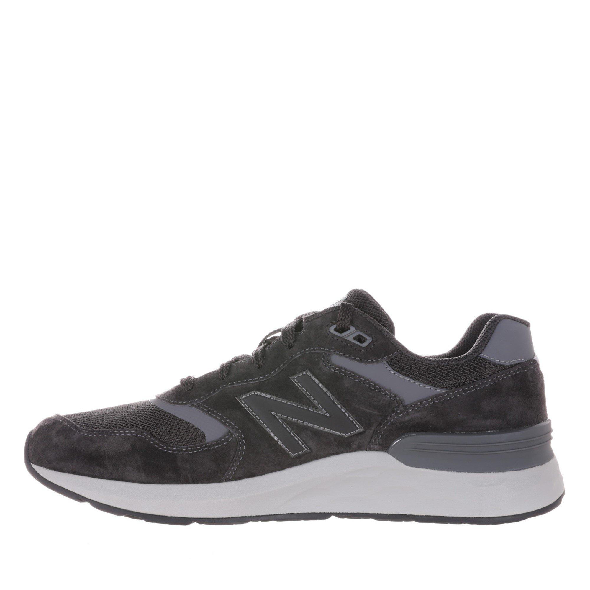 Black/Cement - New Balance - Men's Low-Top Trainers - 2