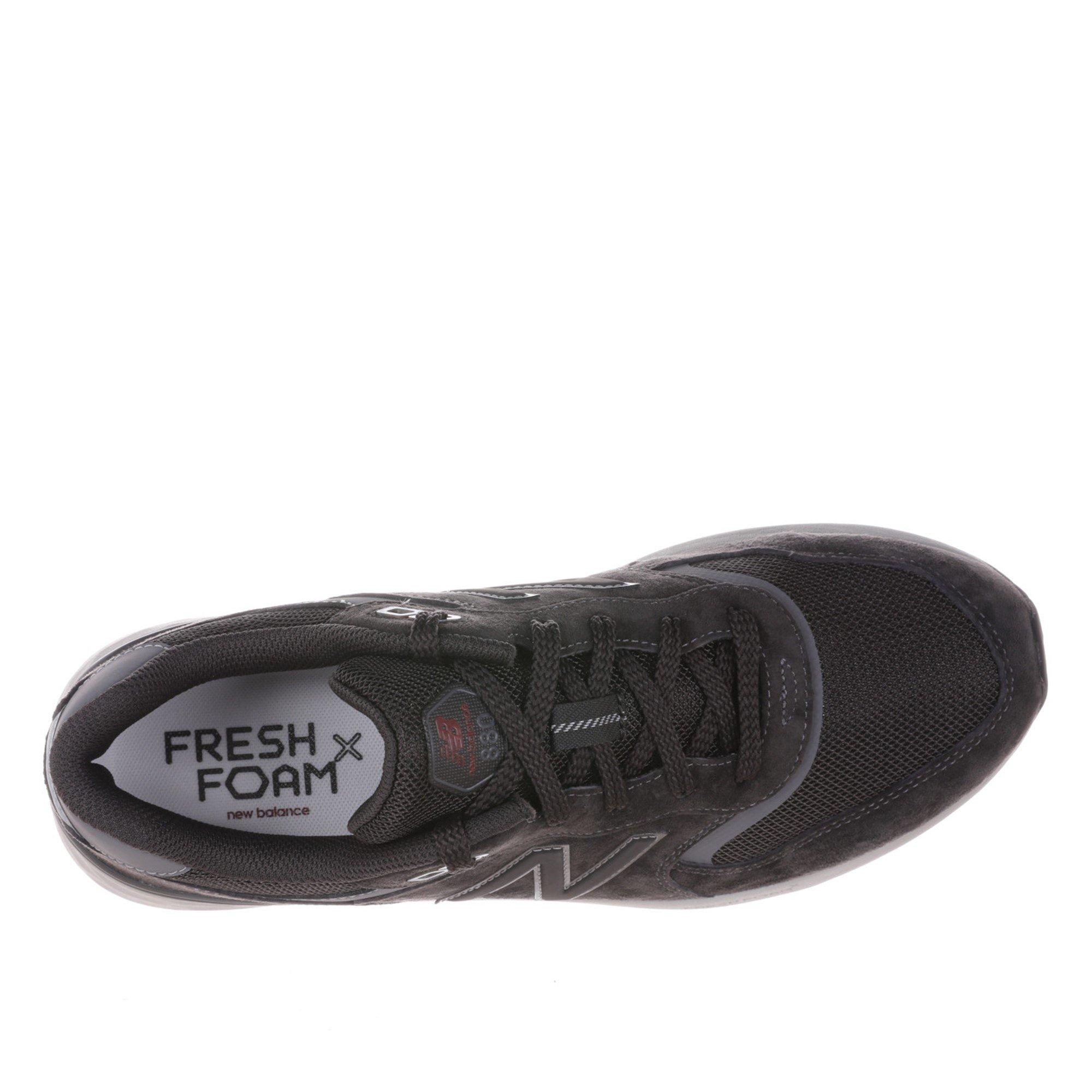 Black/Cement - New Balance - Men's Low-Top Trainers - 3