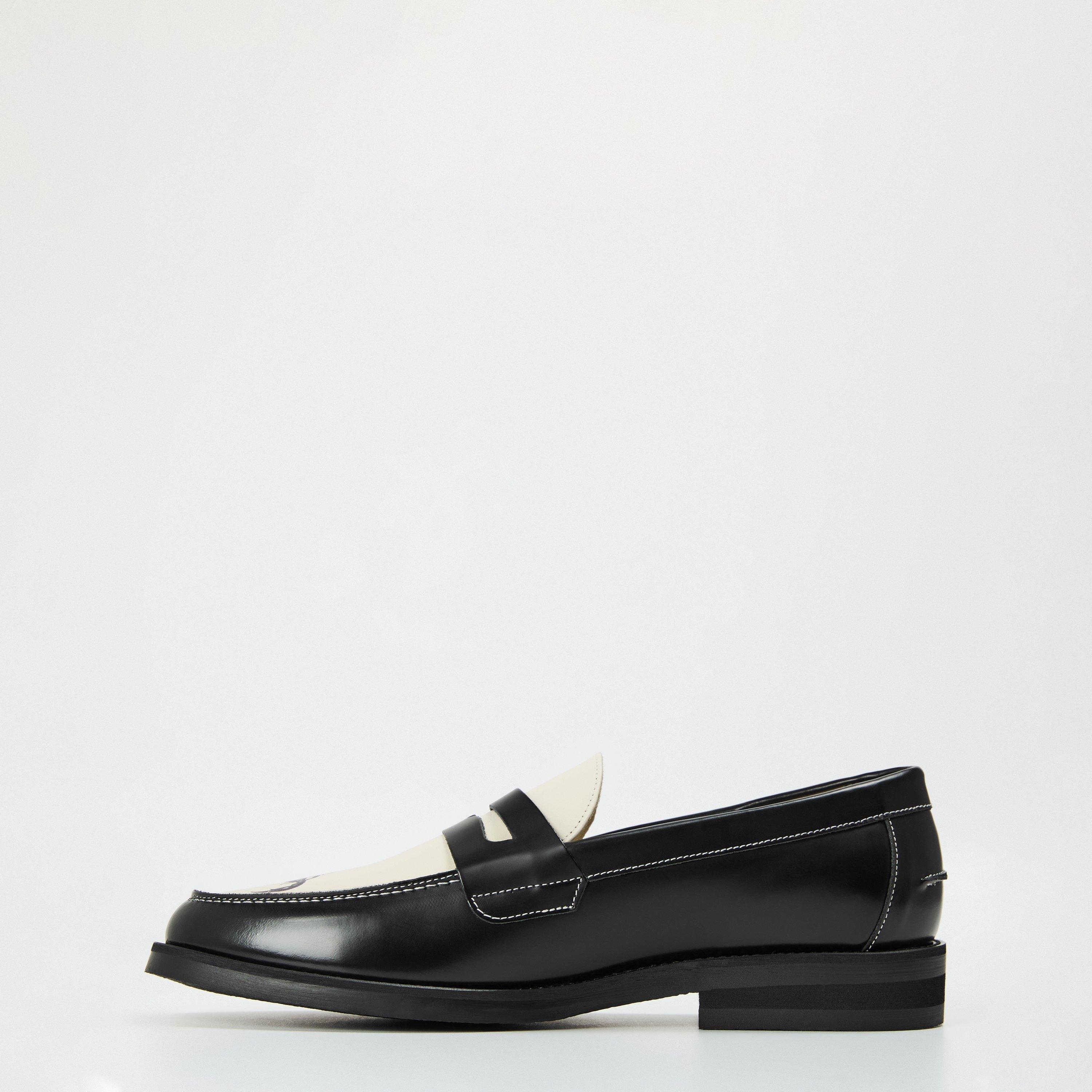 Black/White - Duke and Dexter - Men's Loafers - 2
