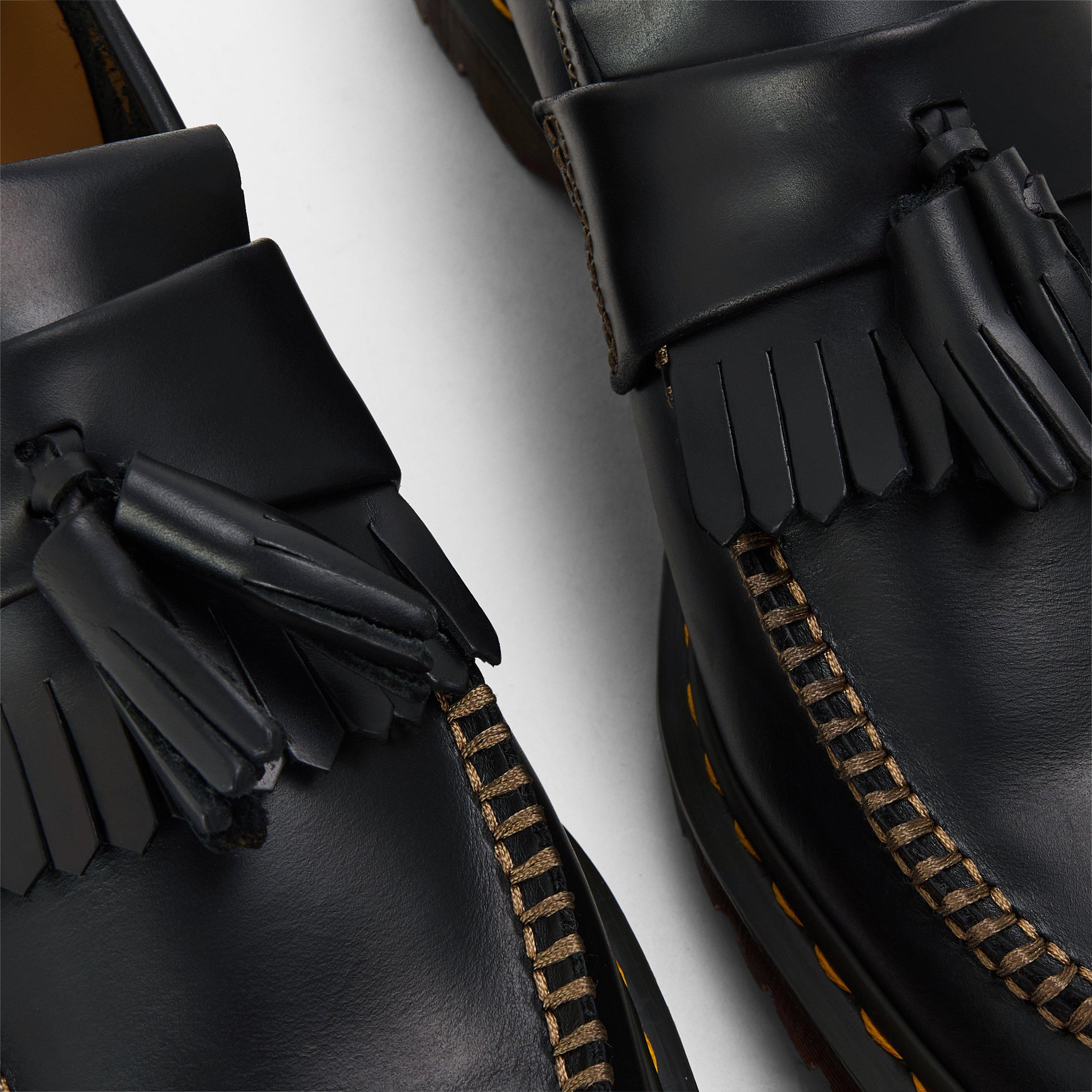 Black Orleans - Dr Martens - Adrian Tassel Loafer - 4