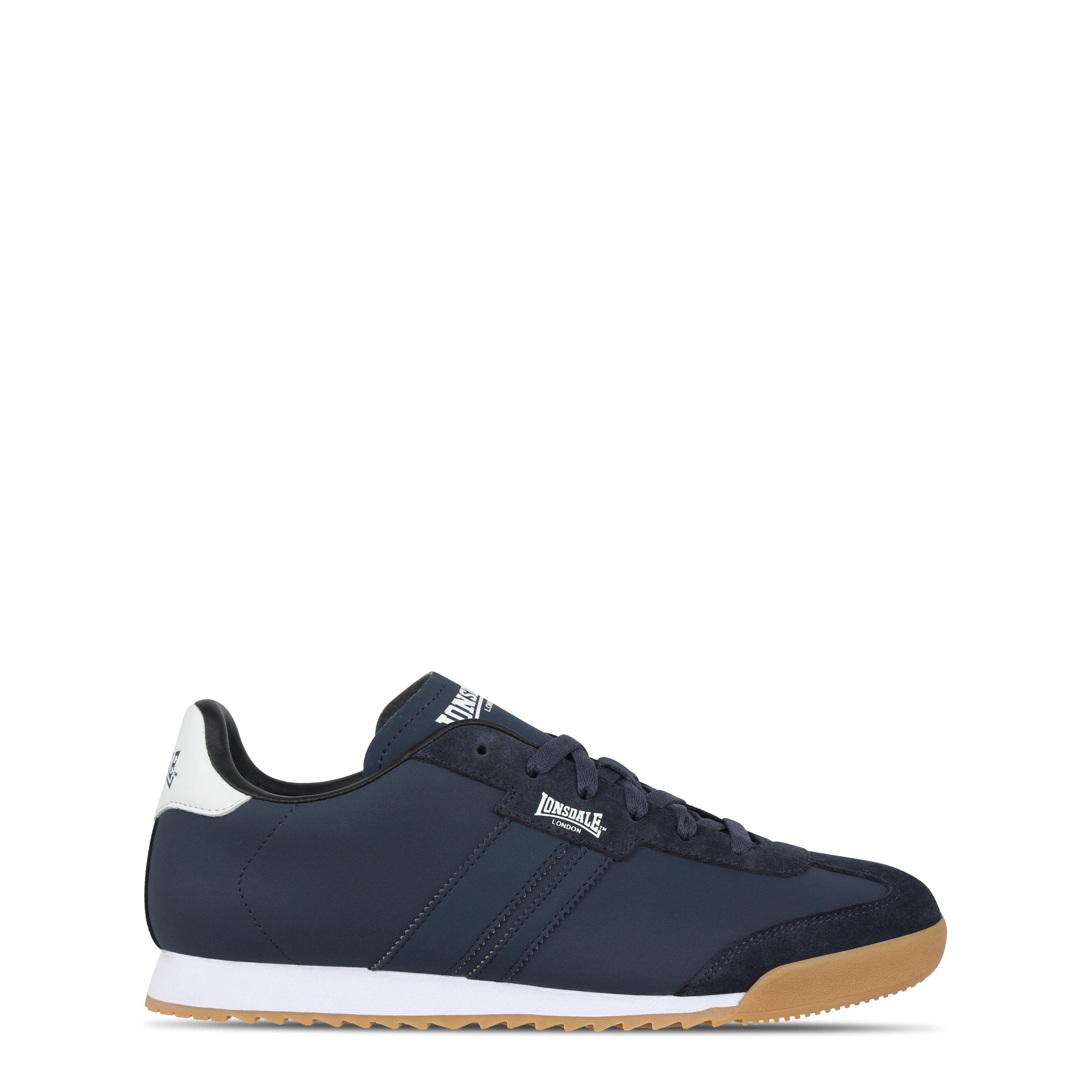 Navy - Lonsdale - Lambo Trainers Mens - 1