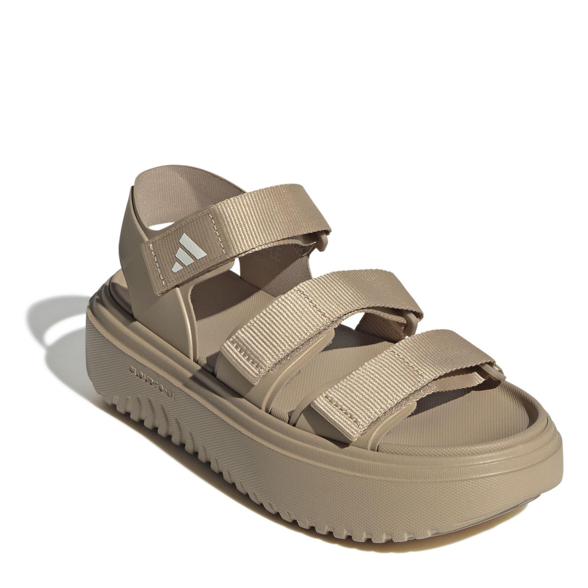 SandStne/OffWht - adidas - Slyn Sandals Womens - 3