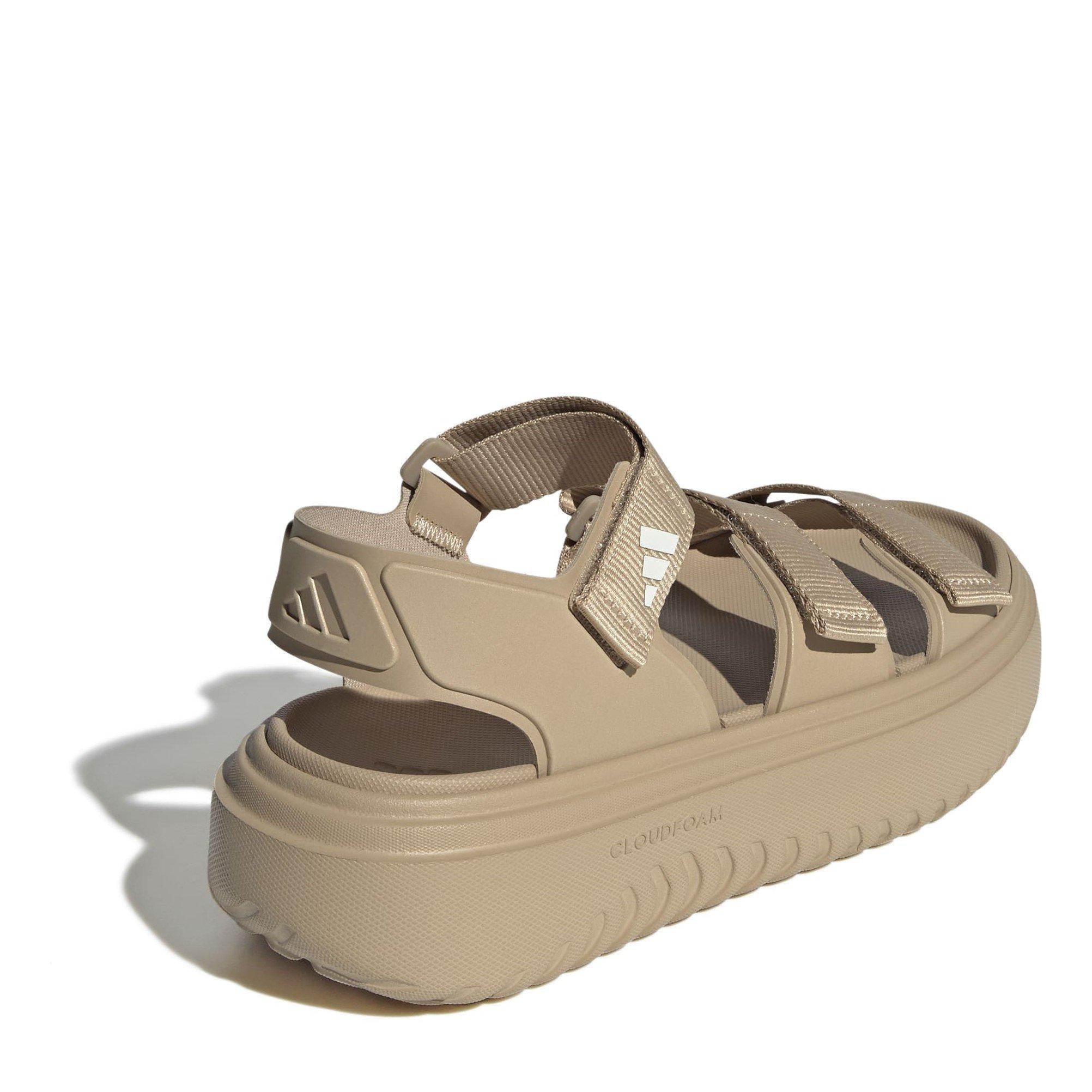 SandStne/OffWht - adidas - Slyn Sandals Womens - 4