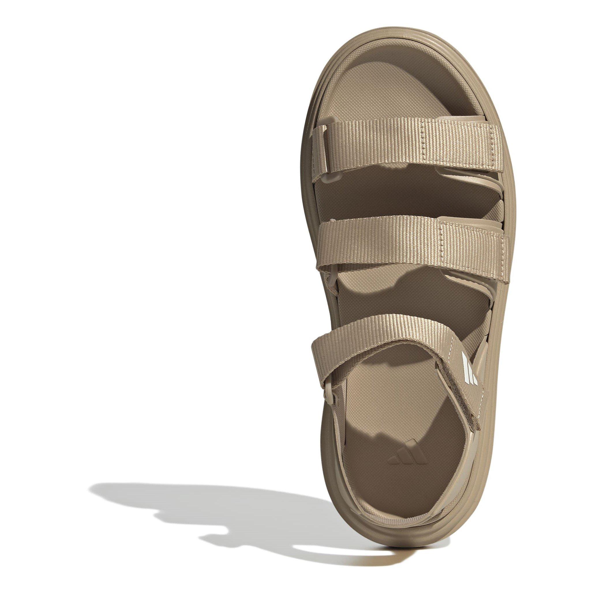 SandStne/OffWht - adidas - Slyn Sandals Womens - 5
