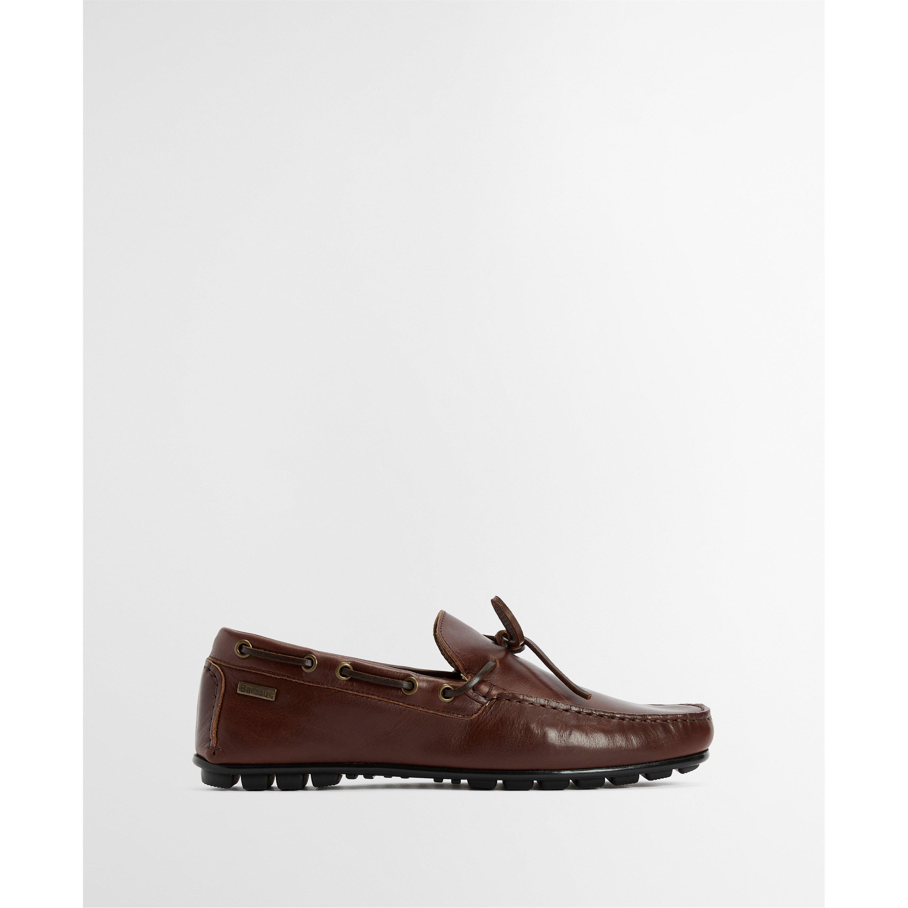 BR78 Brown - Barbour - Mens Courage Driving Shoes - 1