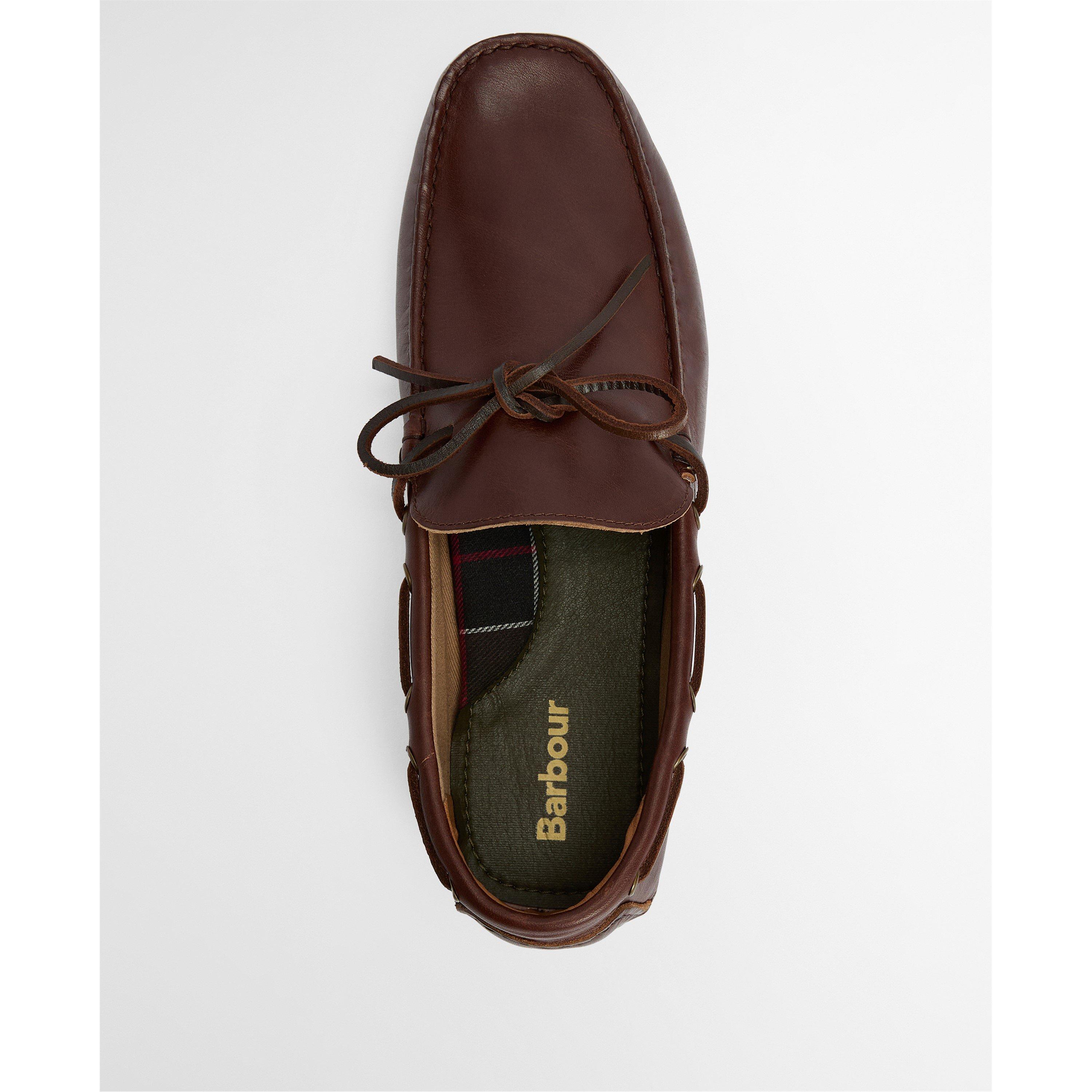 BR78 Brown - Barbour - Mens Courage Driving Shoes - 5