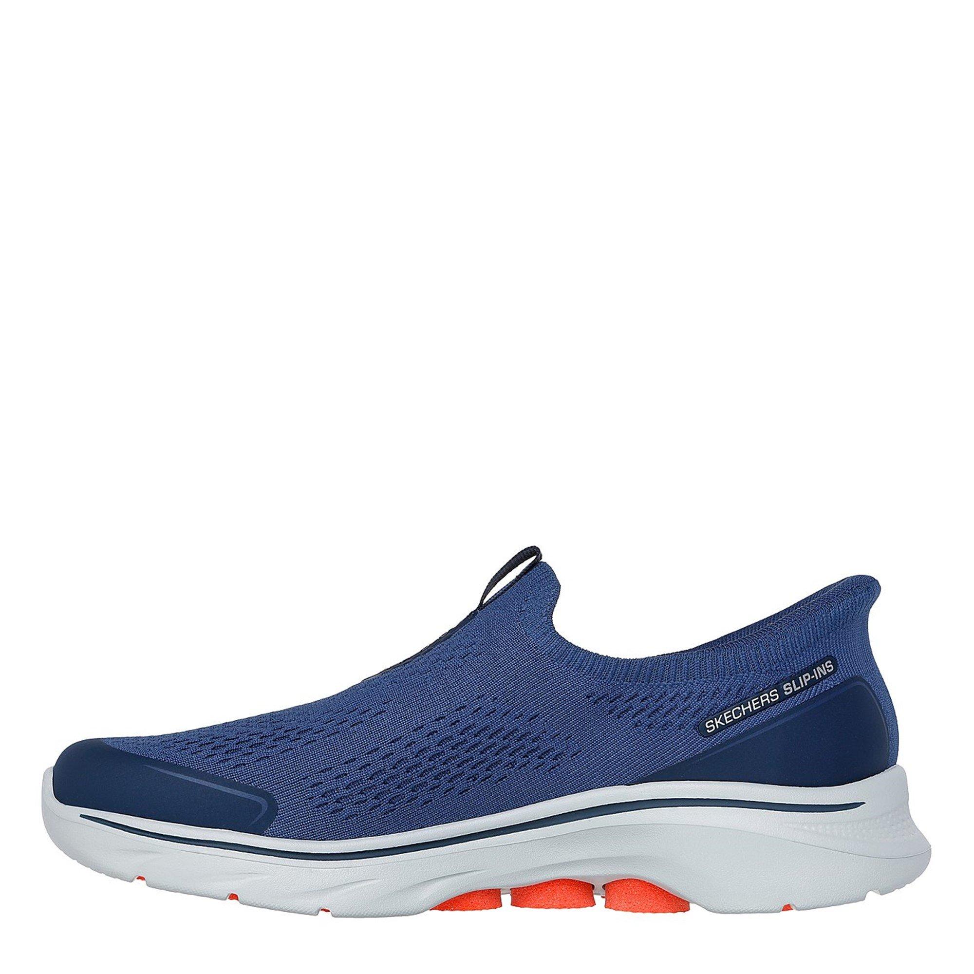Navy - Skechers - Go Walk Easy Evolution Slip On Runners - 2