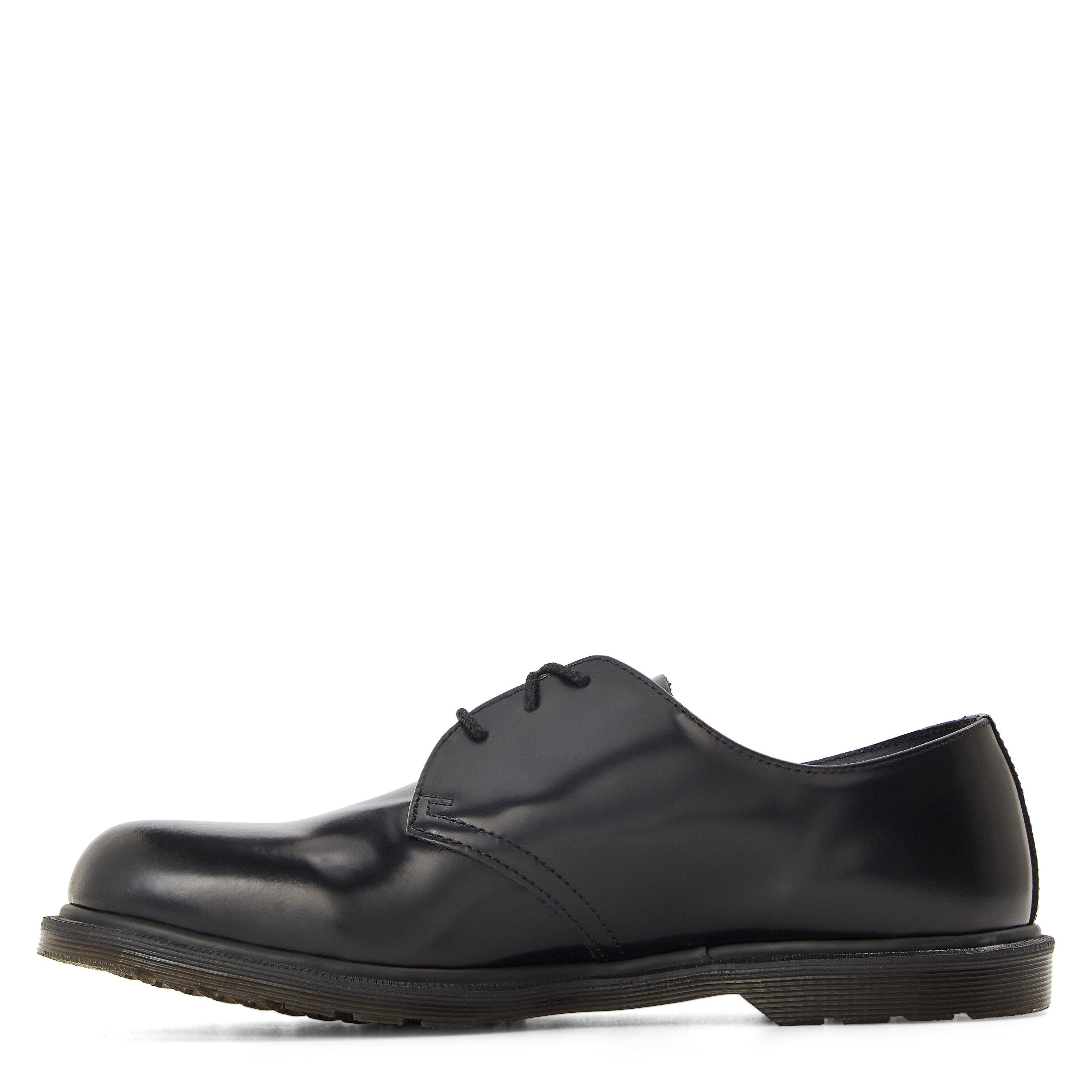 Black Polished - Dr Martens - Men's Boat Shoes - 2
