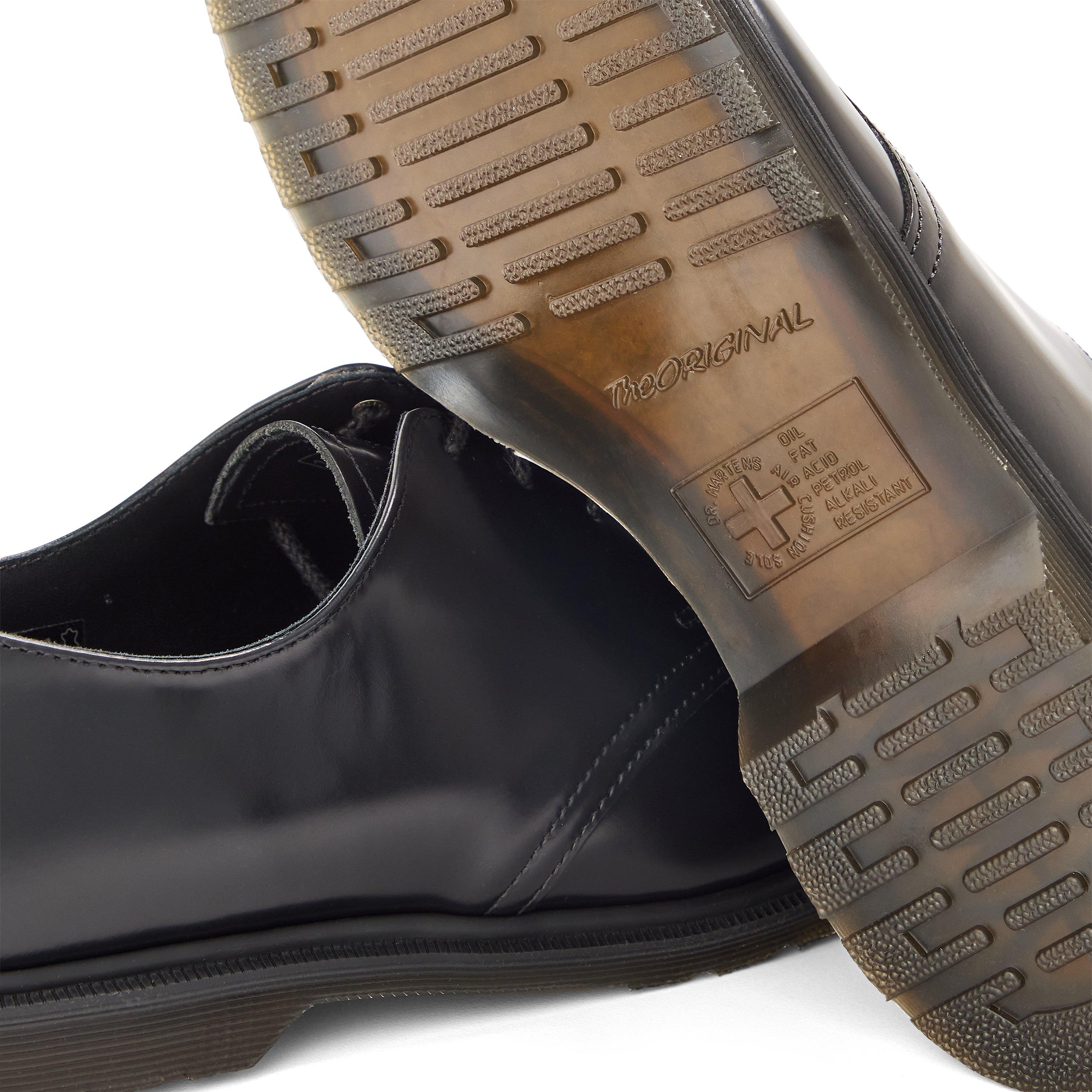 Black Polished - Dr Martens - Men's Boat Shoes - 4