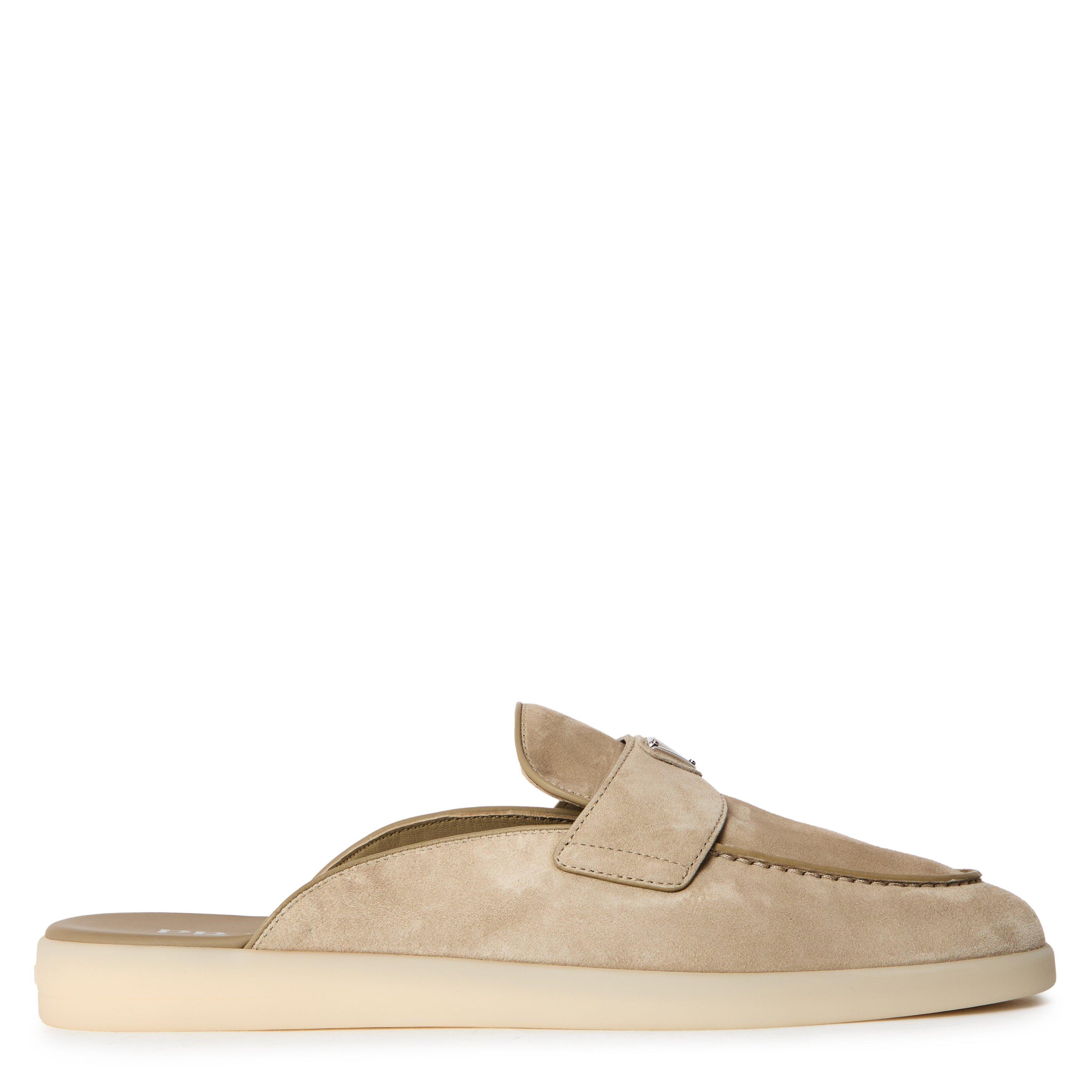 Prada Men's Flat Mules - Deserto - Size 7 (41)