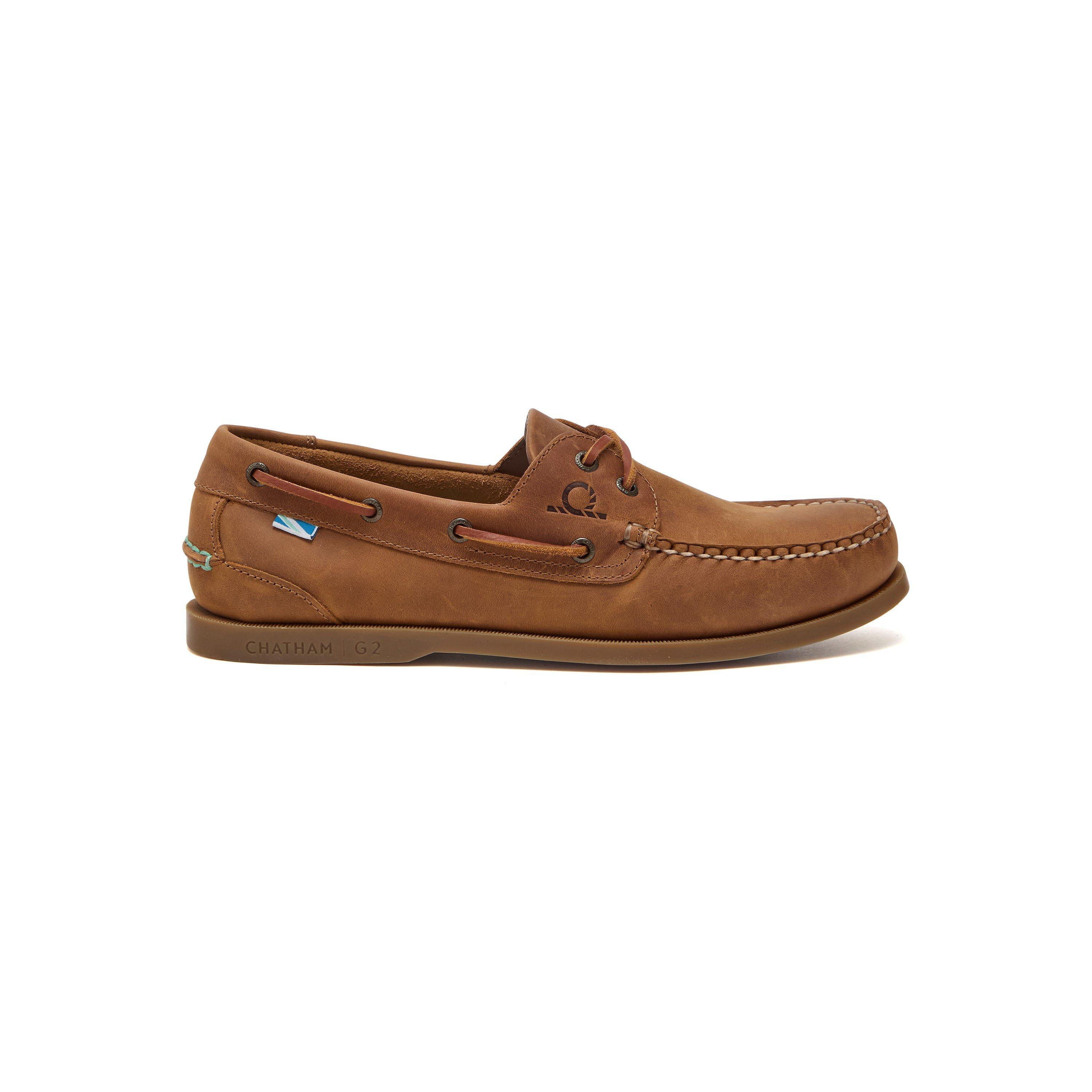 Chatham Men's Boat Shoes - Walnut - 8 (42)