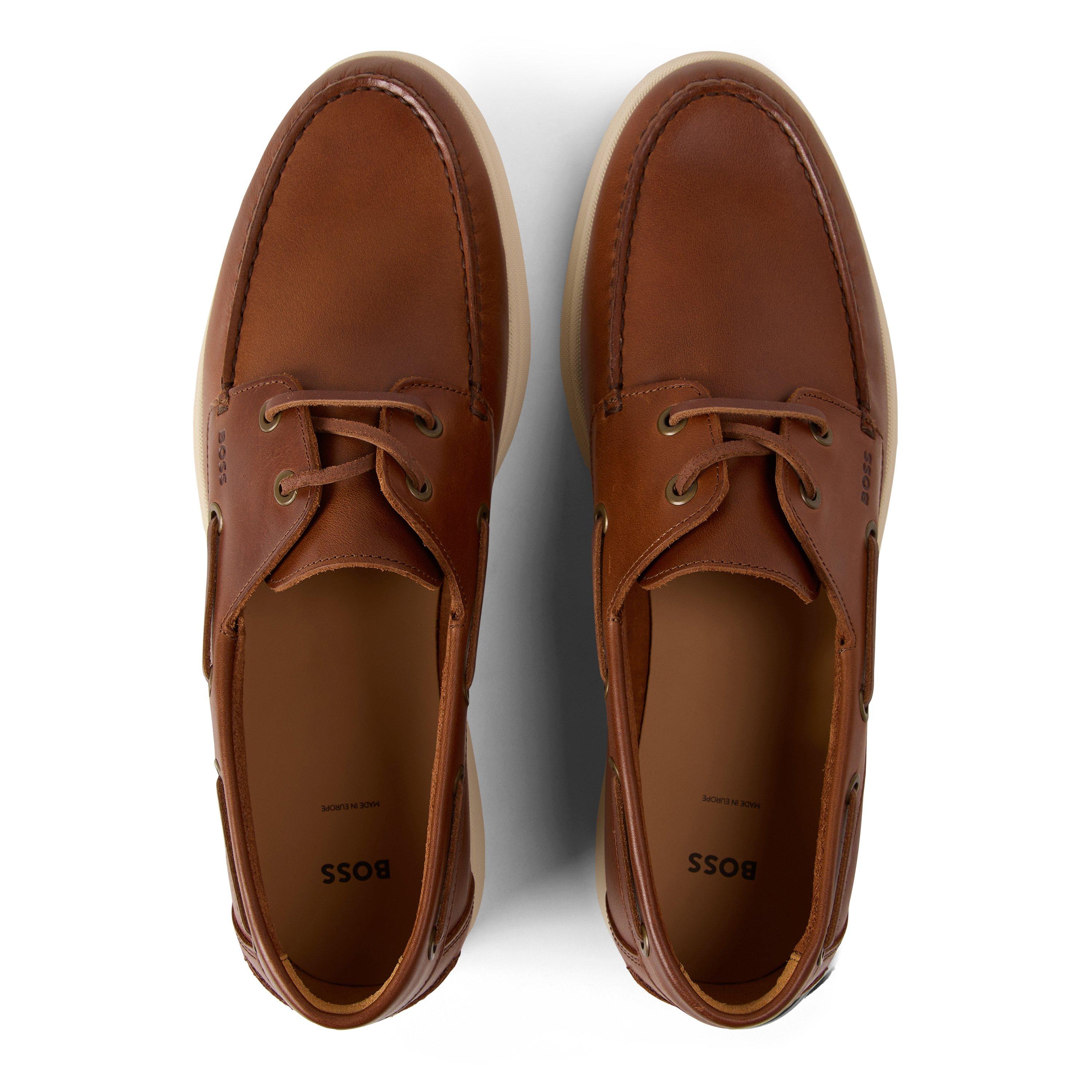 Brown 210 - Boss - Men's Boat Shoes - 4