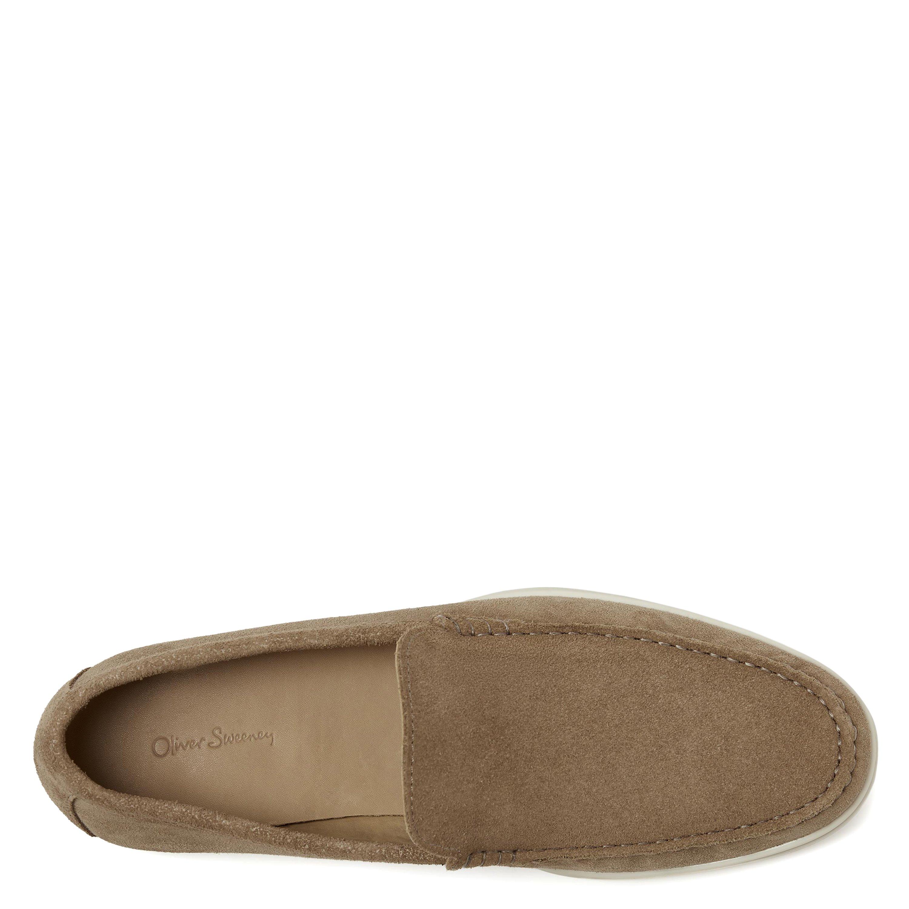 Taupe - Oliver Sweeney - Alicante Suede Loafers - 4