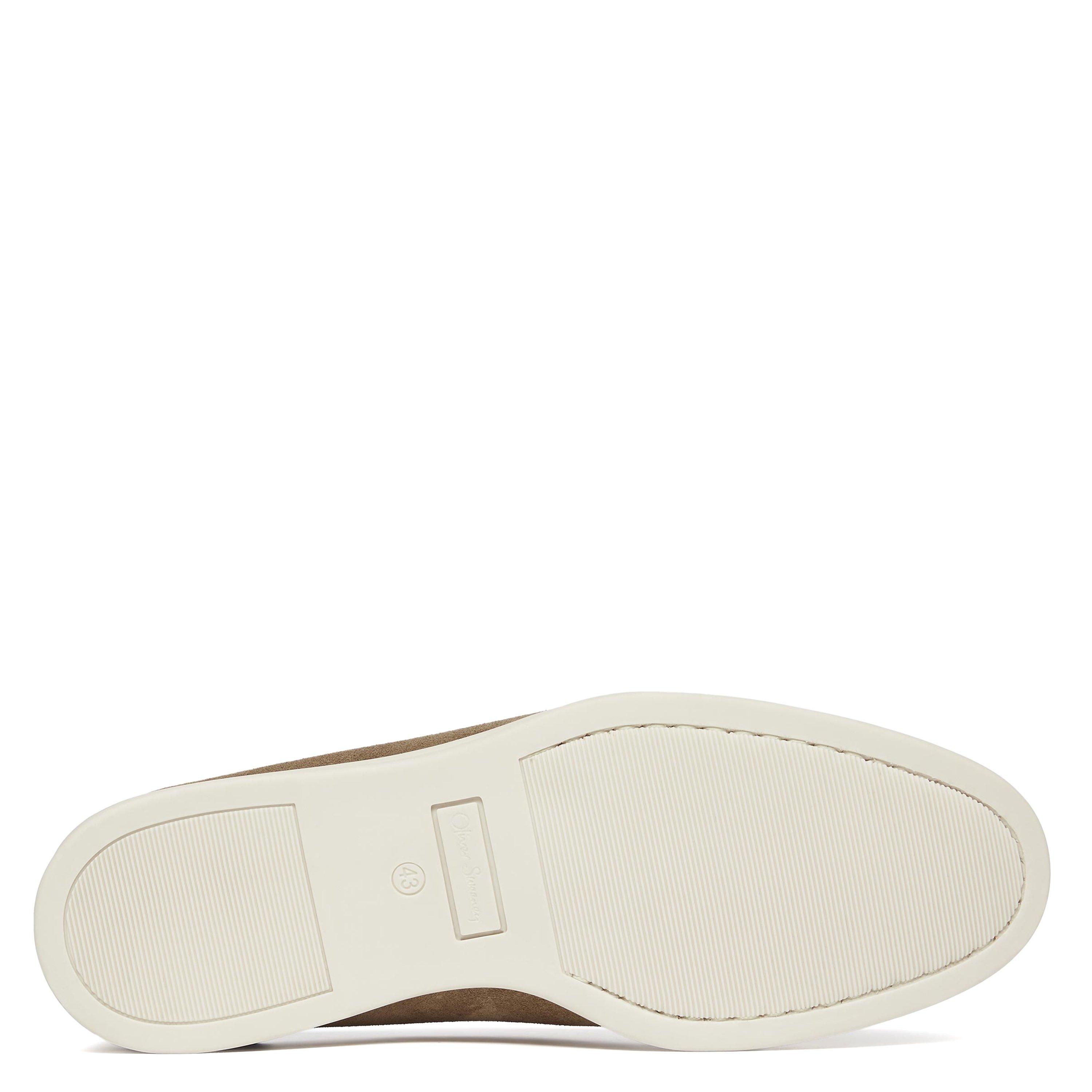 Taupe - Oliver Sweeney - Alicante Suede Loafers - 5