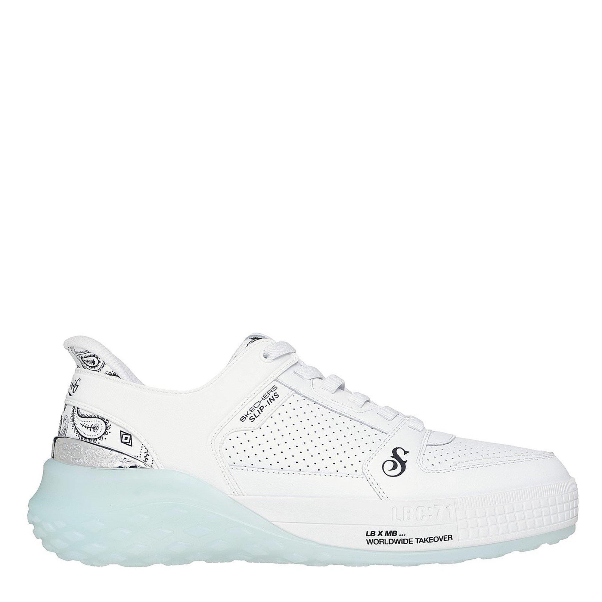 White - Skechers - Slip On Runners - 3