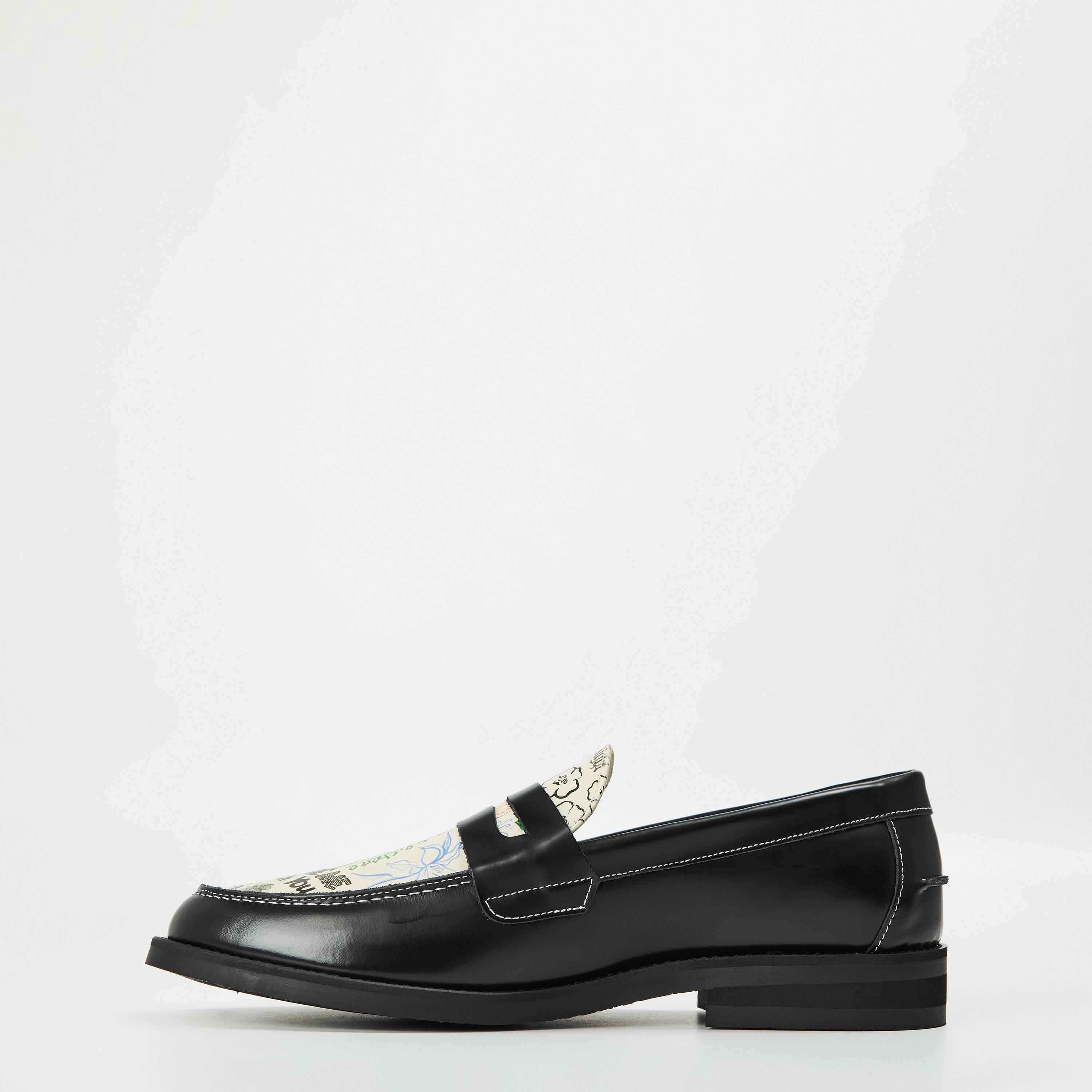 Black/White - Duke and Dexter - Men's Loafers - 2
