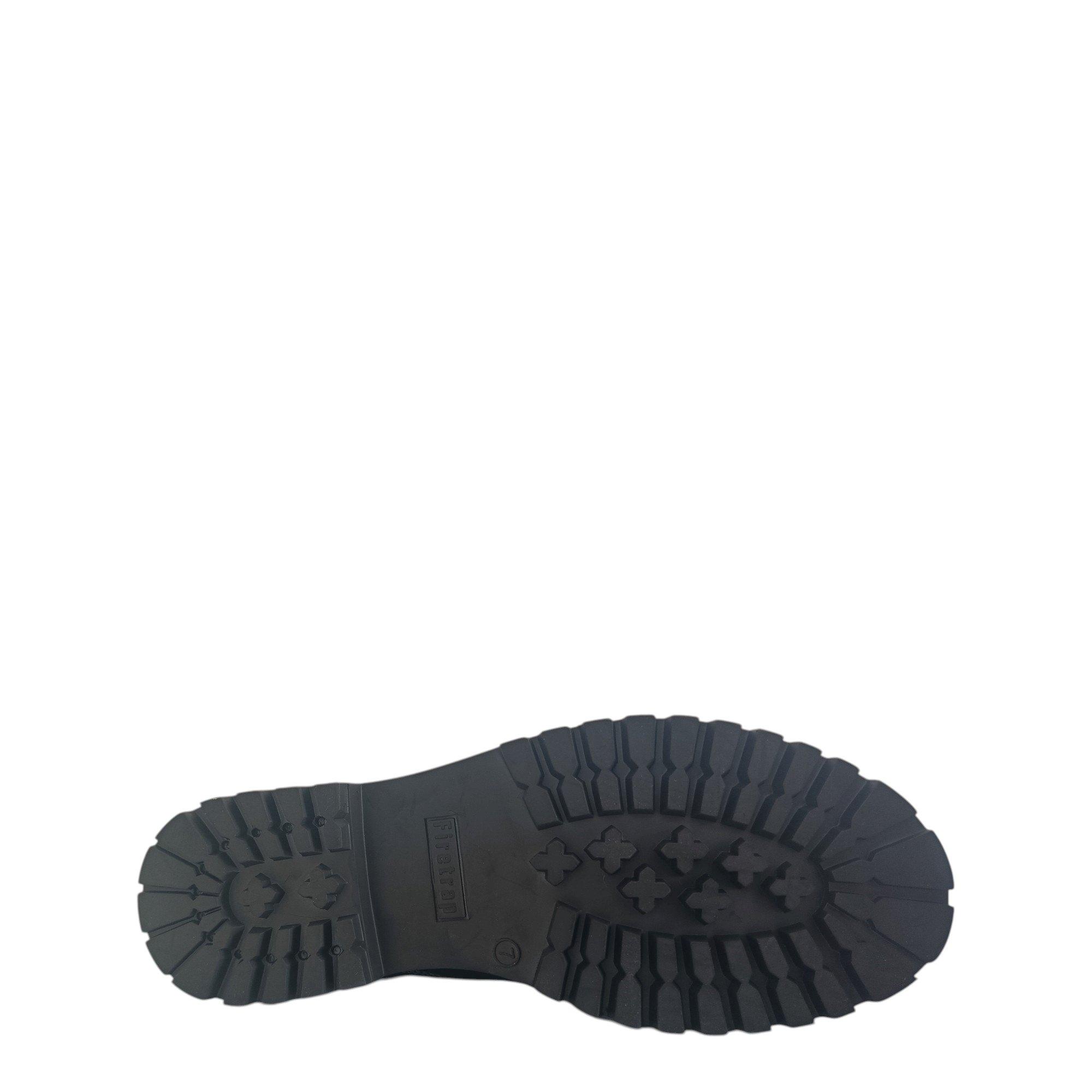 Schwarz - Firetrap - Rascart Leather Hiker Boots - 6