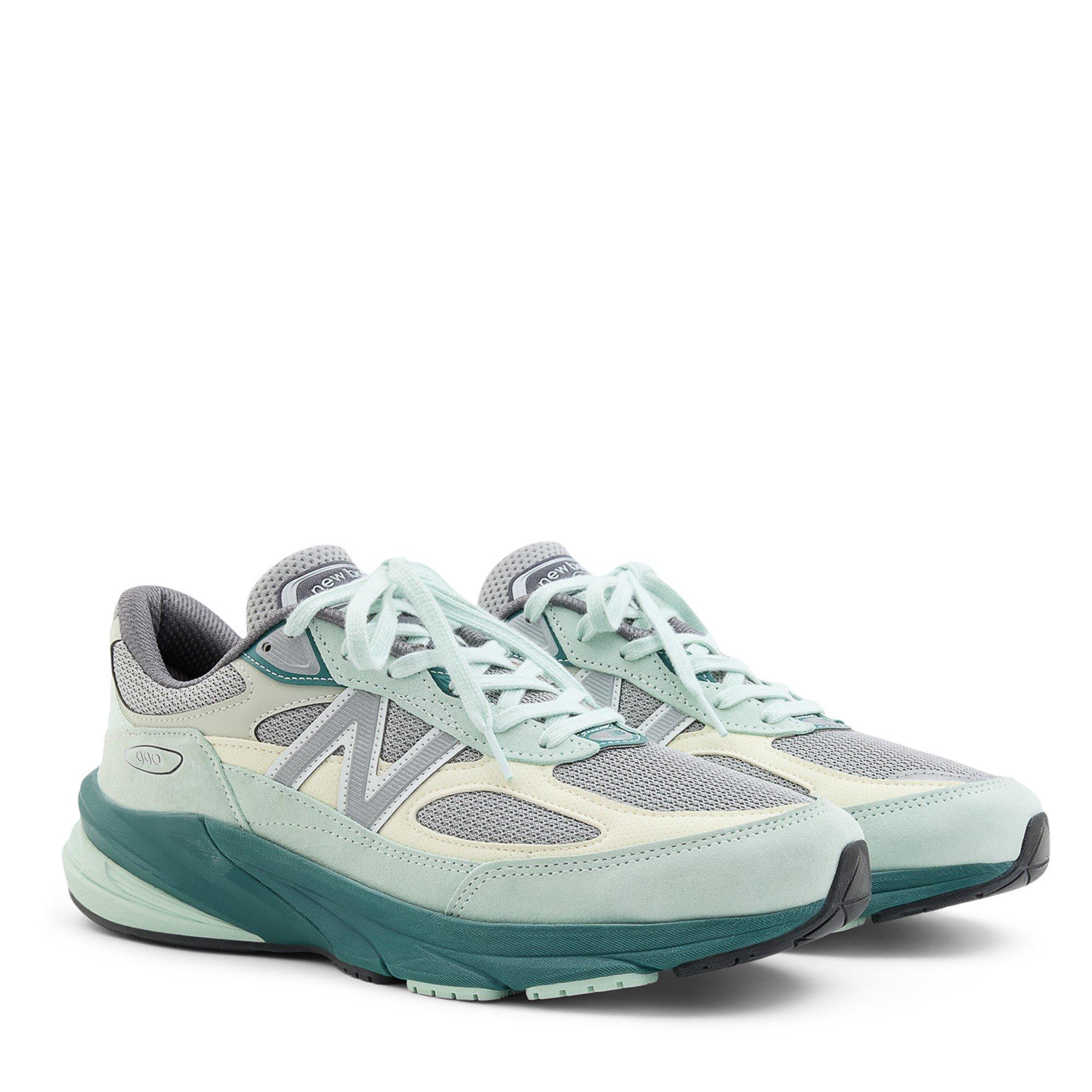 Mint Green - New Balance - Women's Heritage Low-Top Trainers - 2