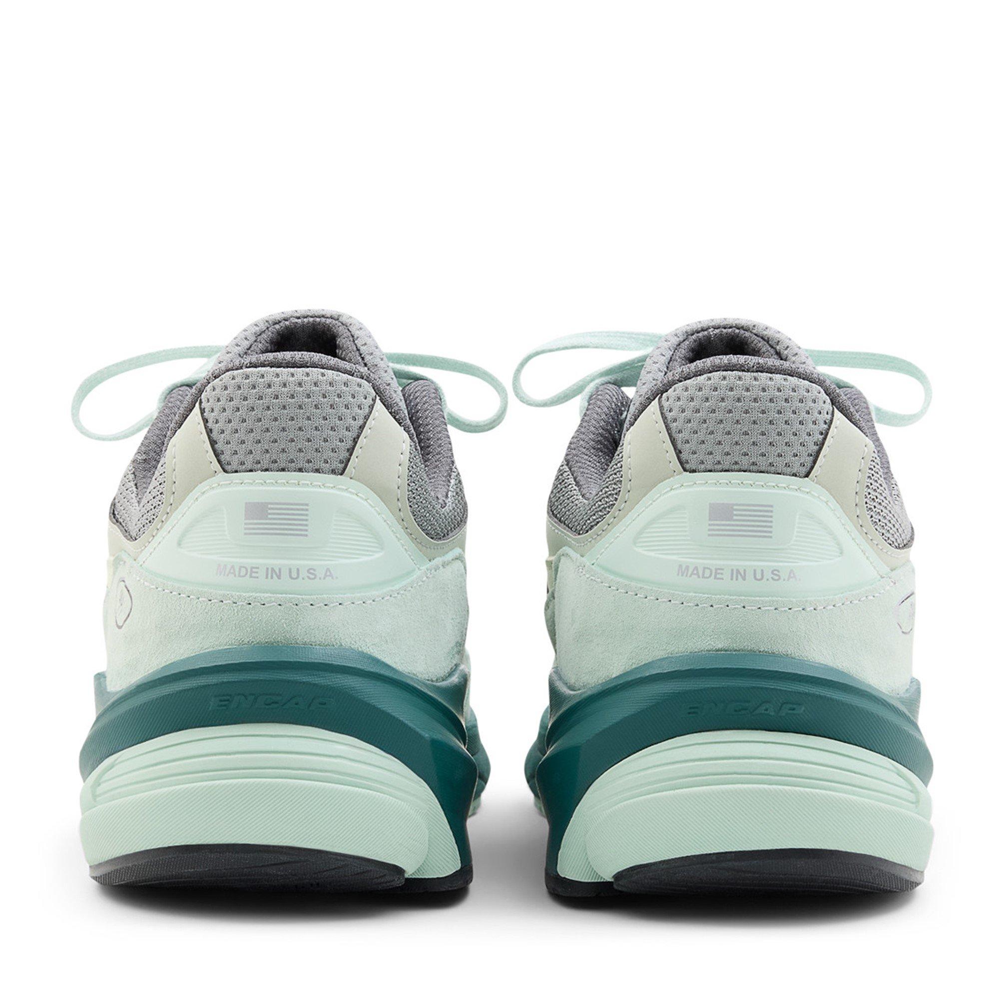 Mint Green - New Balance - Women's Heritage Low-Top Trainers - 4