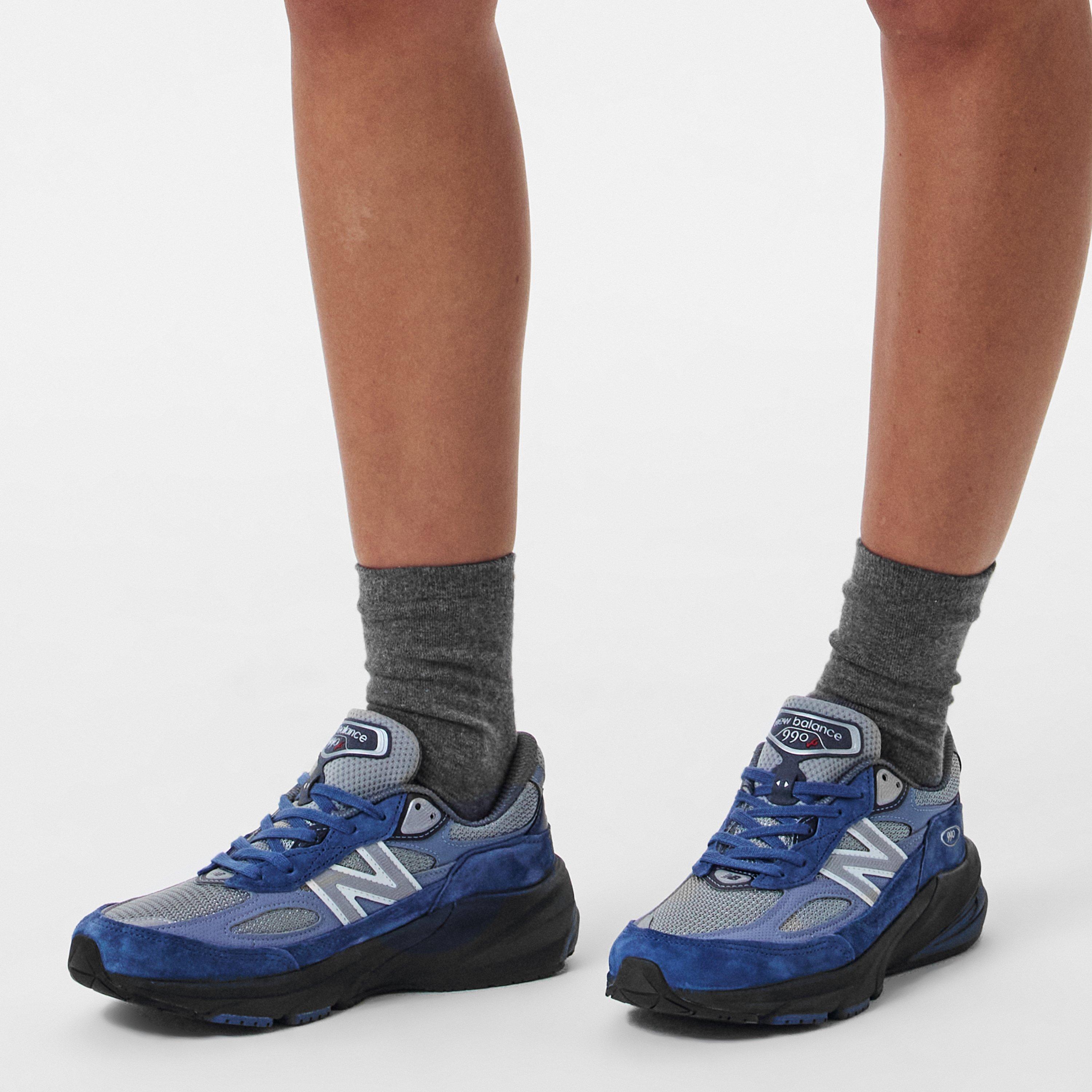 Blue Grey - New Balance - NB 990v6 Womens - 3