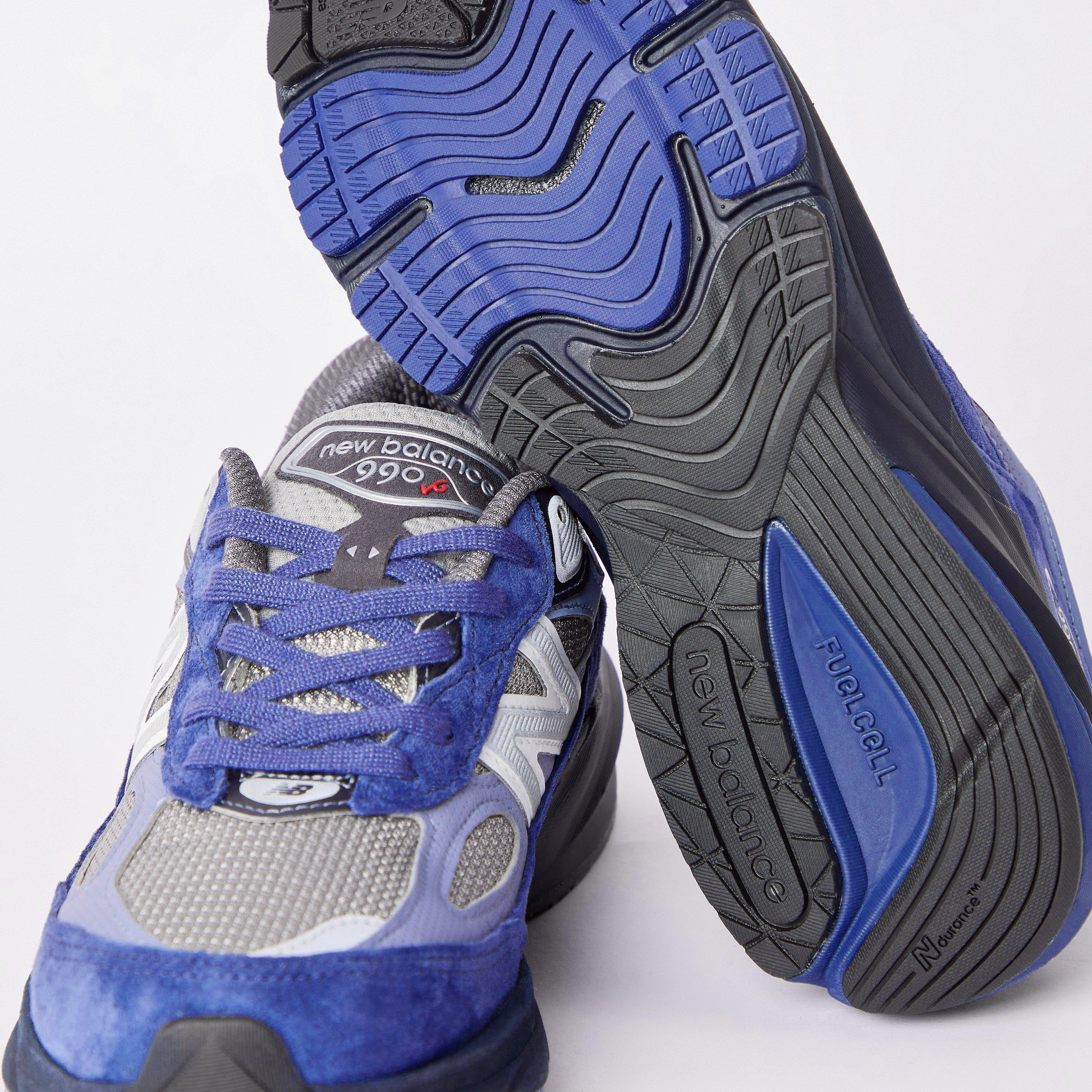 Blue Grey - New Balance - NB 990v6 Womens - 4