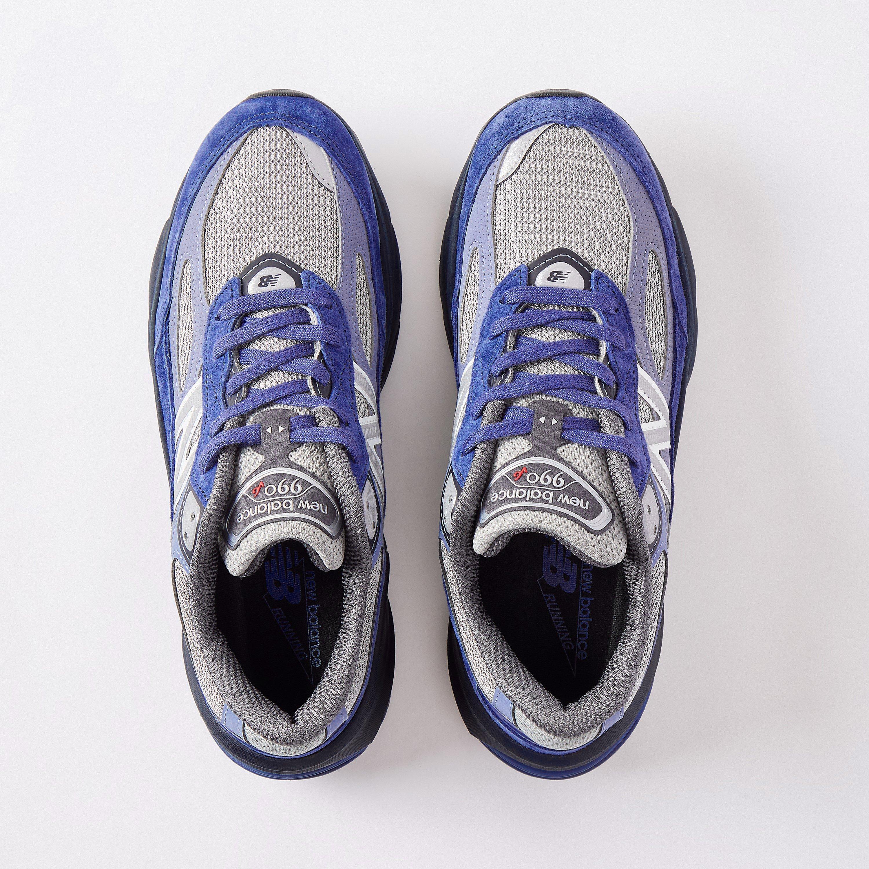 Blue Grey - New Balance - NB 990v6 Womens - 5