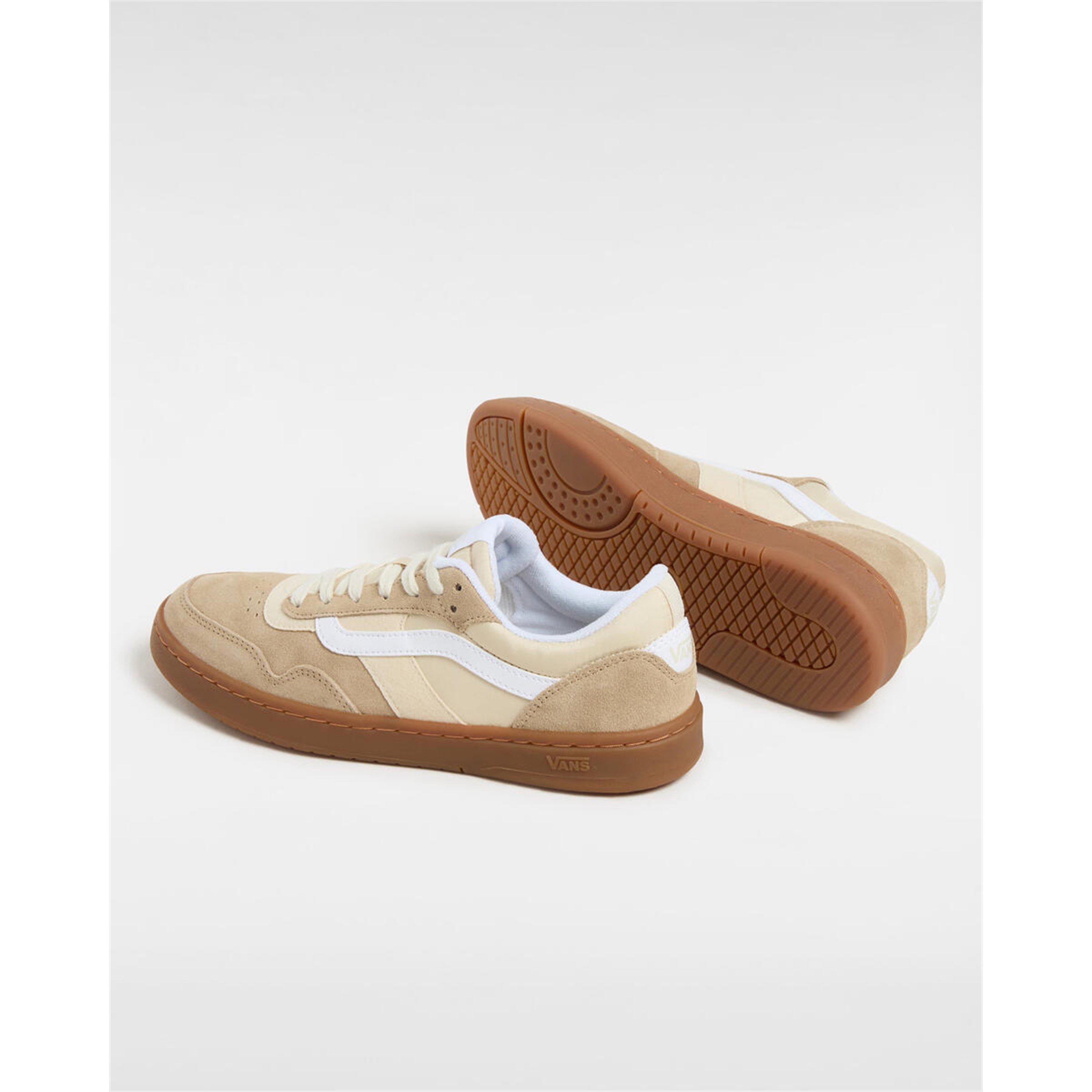 Khaki/Gum - Vans - Men's Cruze.0 Black Court Trainers - 3