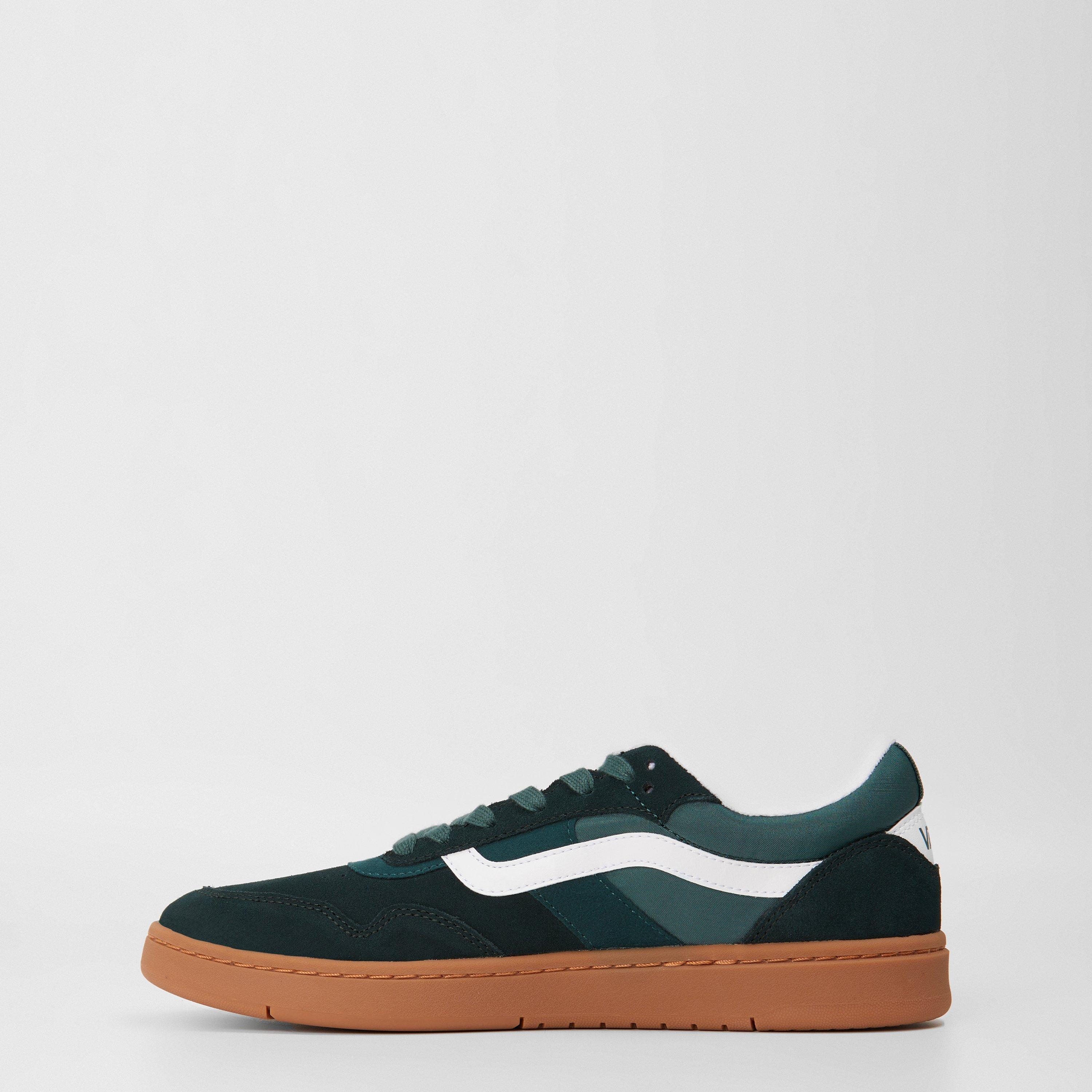 Green/Gum - Vans - Men's Cruze.0 Black Court Trainers - 2