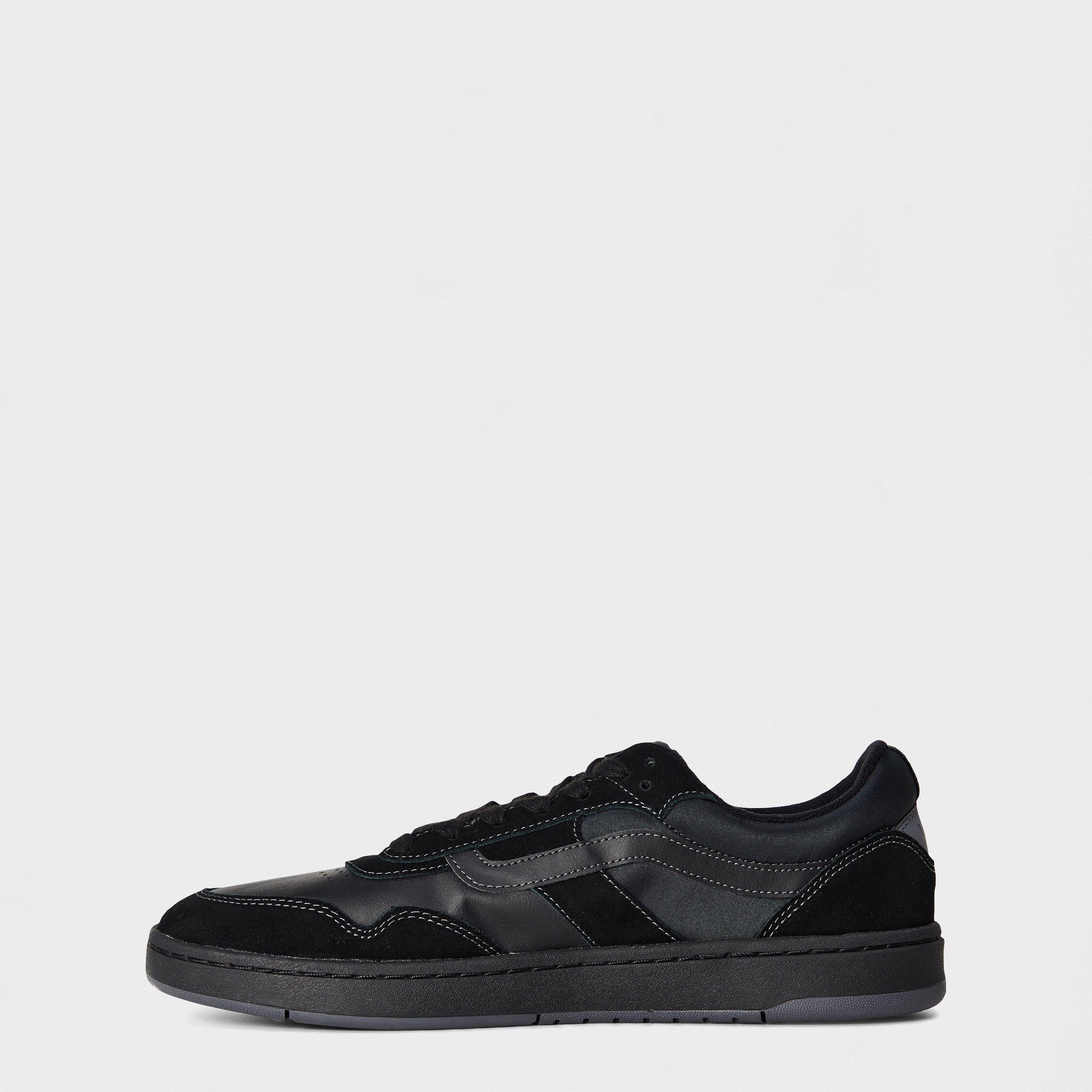 Black/Black - Vans - Men's Cruze.0 Black Court Trainers - 2