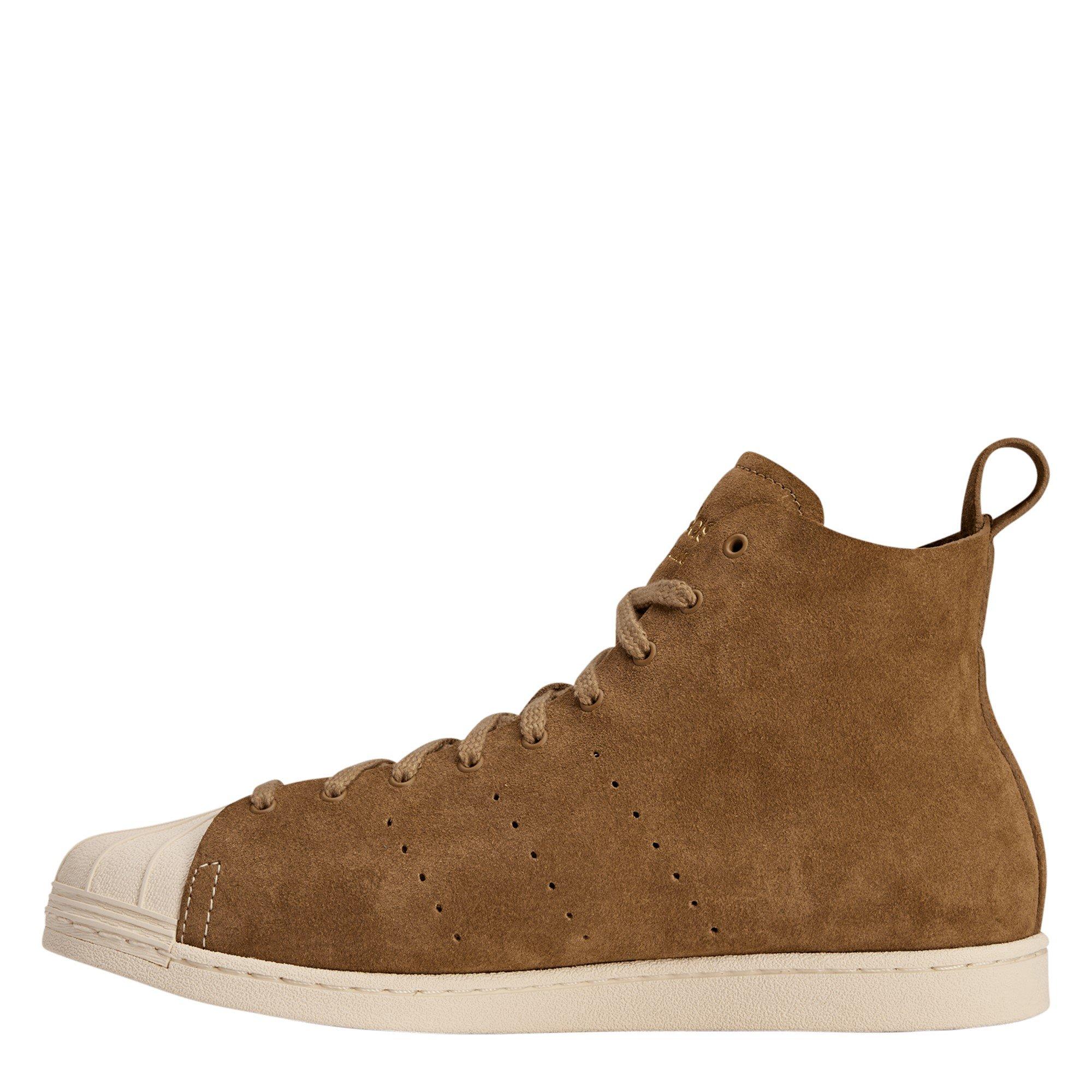 Brown/Chalk - adidas Originals - By Wales Bonner Superstar Shoes - 2