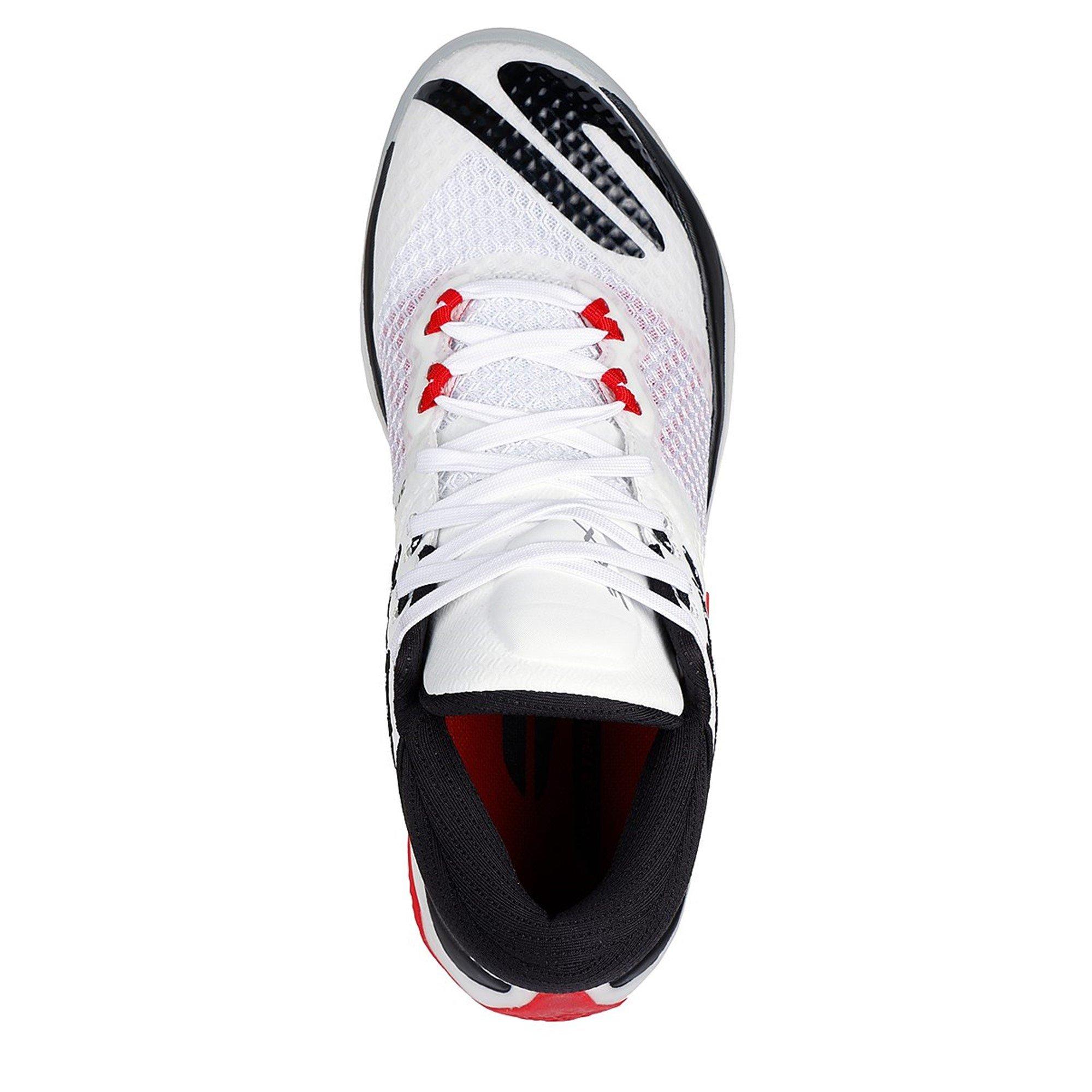 White/Black - Skechers - Reign Basketball Trainers Mens - 5