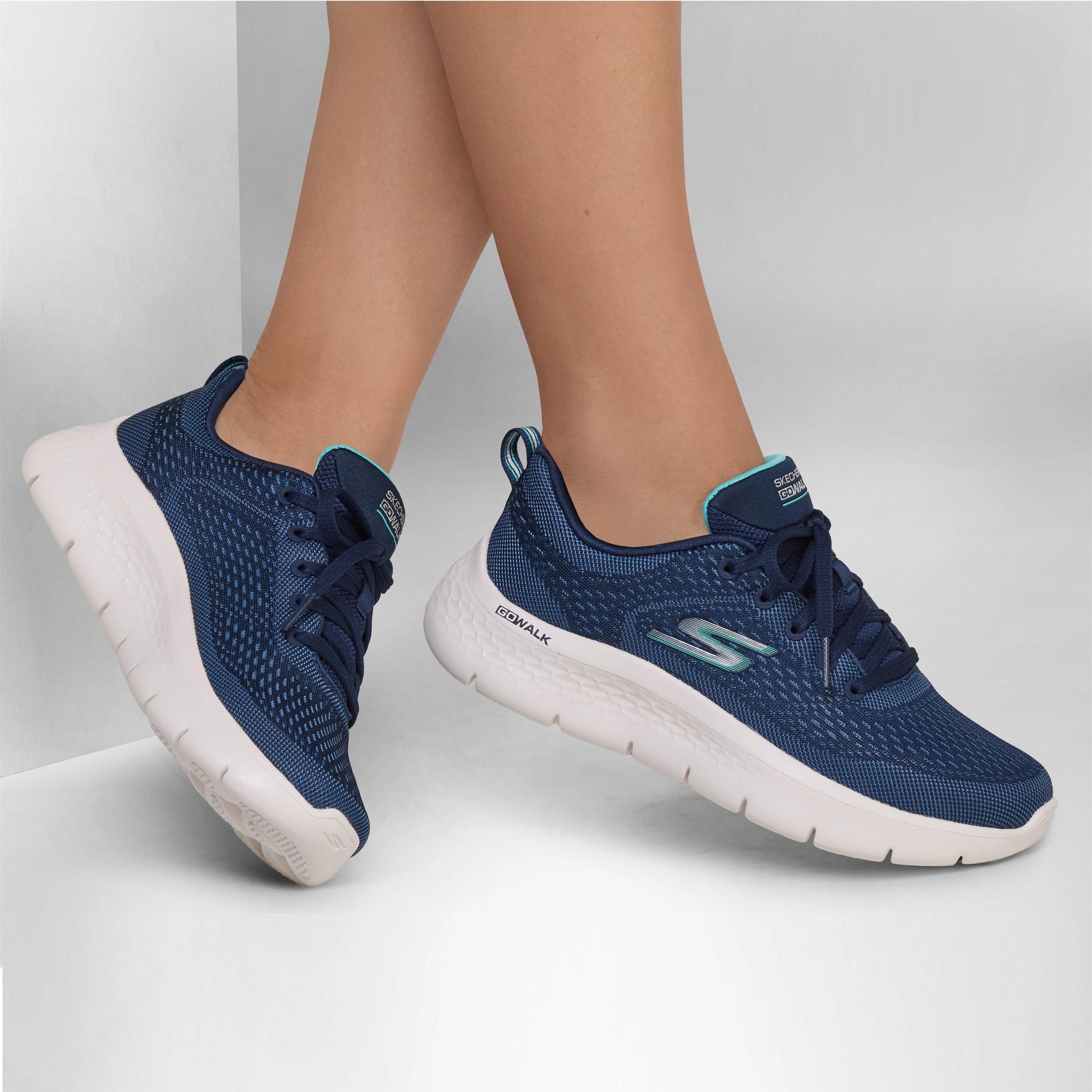 Navy Turquoise - Skechers - Skechers Go Walk Flx Ld99 - 3