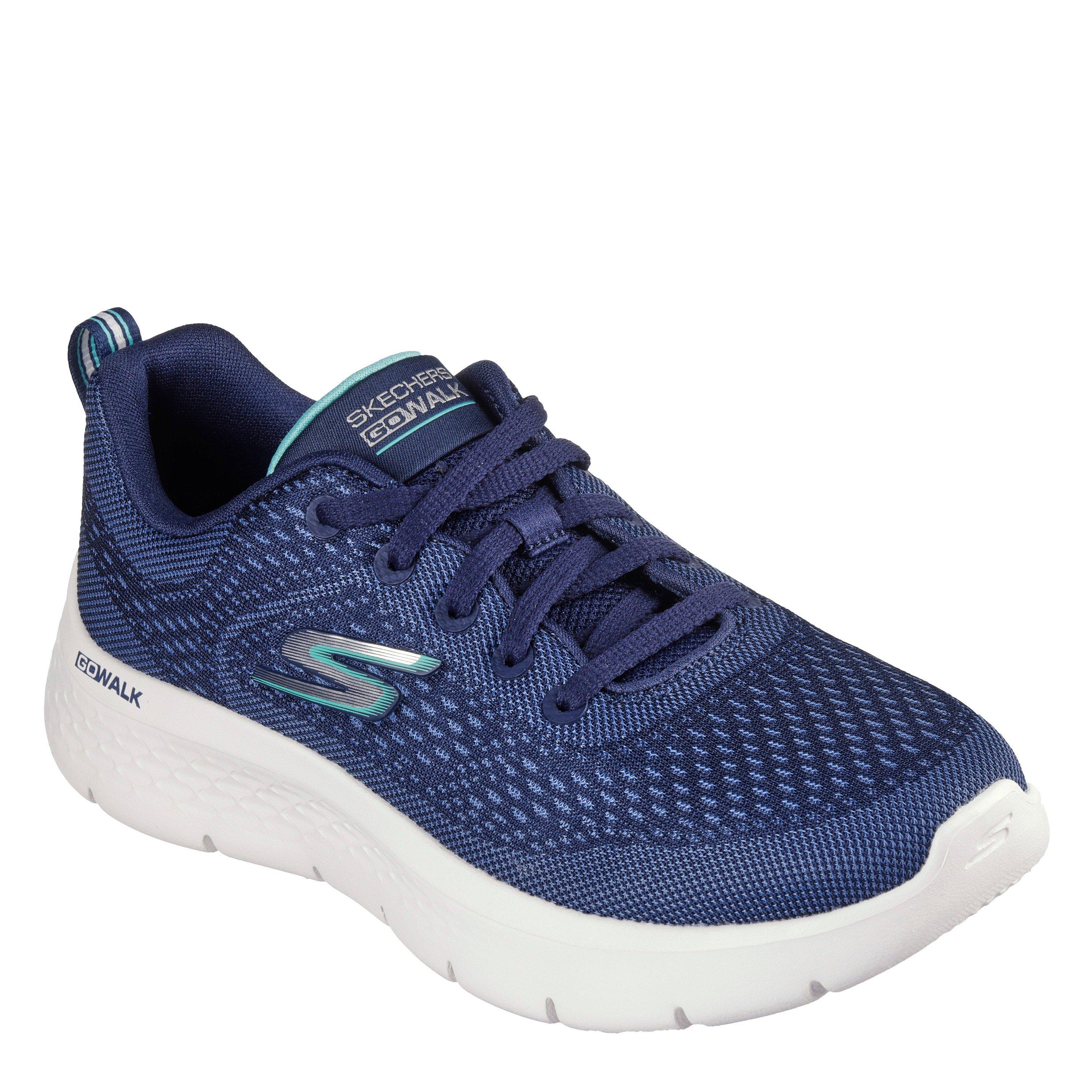 Navy Turquoise - Skechers - Skechers Go Walk Flx Ld99 - 4