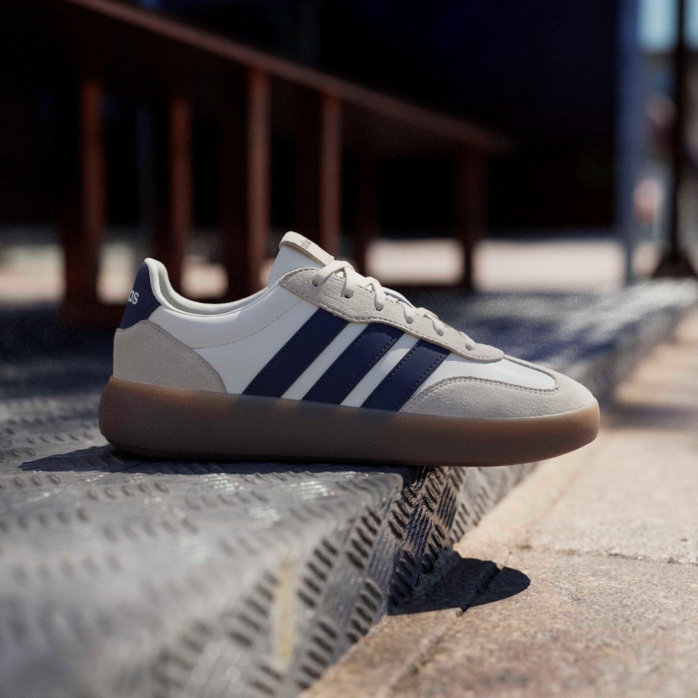 White/Navy/Gum - adidas - Barreda Decode Mens Shoes - 10