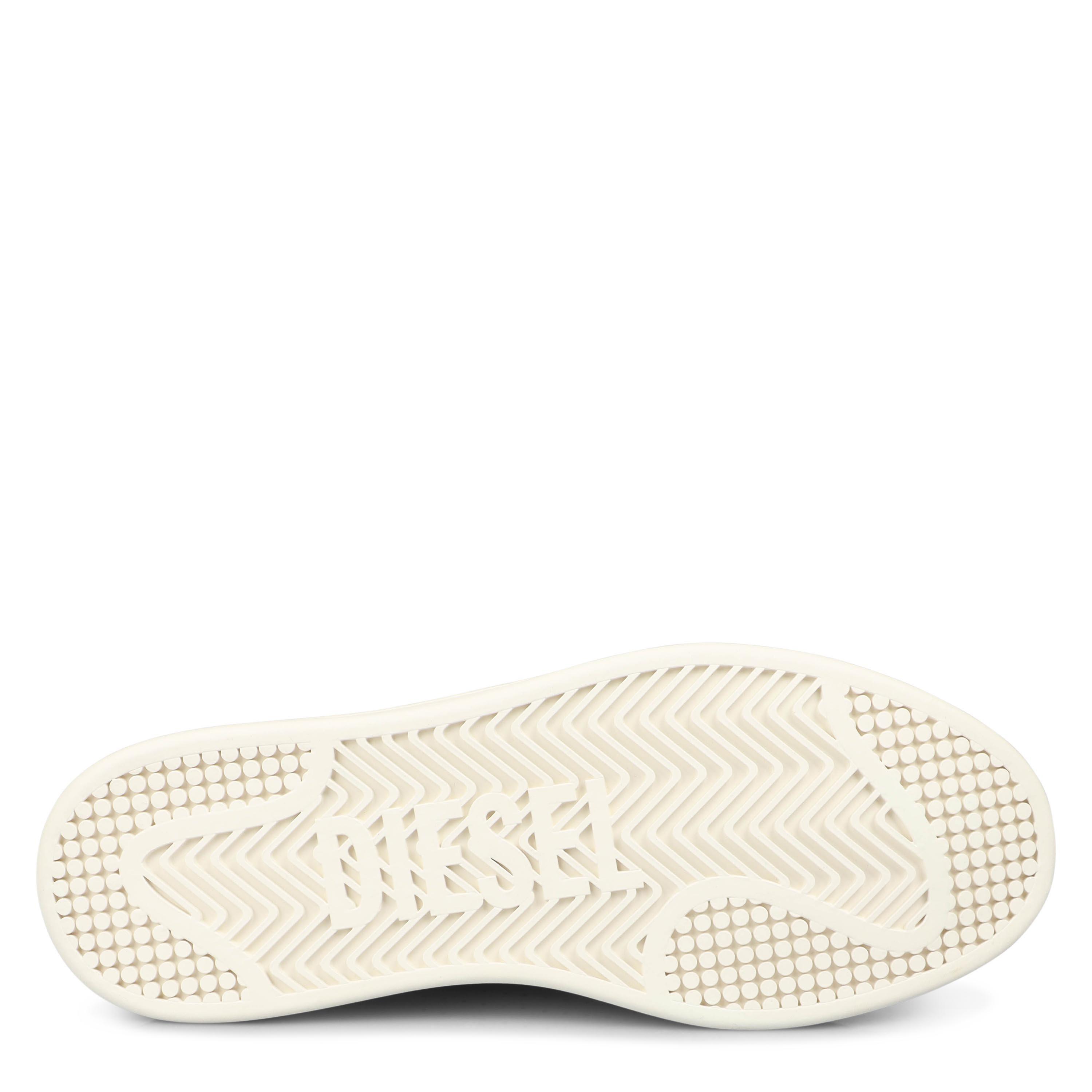 Egret/Cadmium - Diesel - Men's S-Athene Vintage Low-Top Trainers - 3