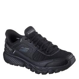 Skechers Slip-Ins Leather Overlay Lace-Up W Slip On Trainers Mens