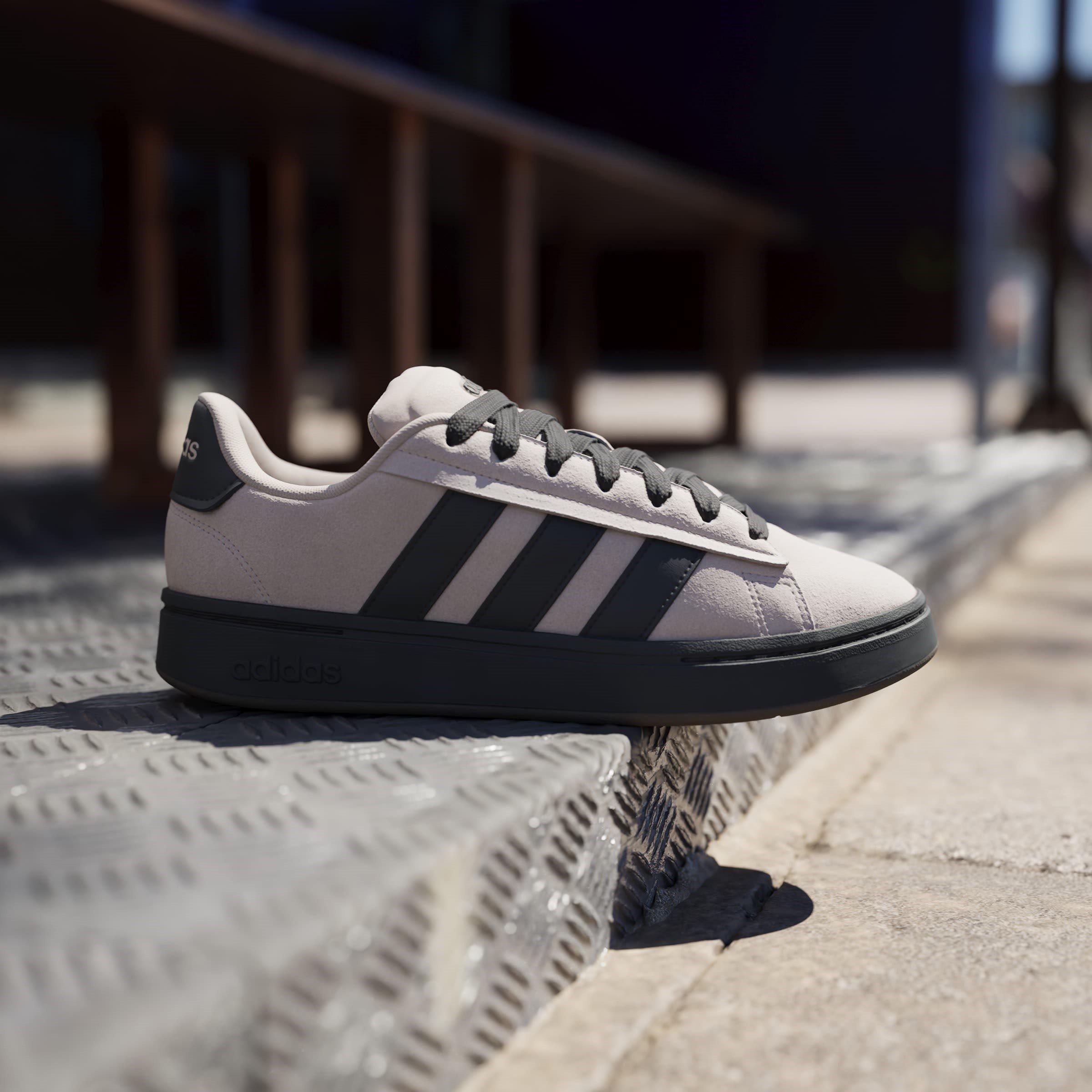 WonderTaup/Blk - adidas - Grand Court Alpha Mens Shoes - 9