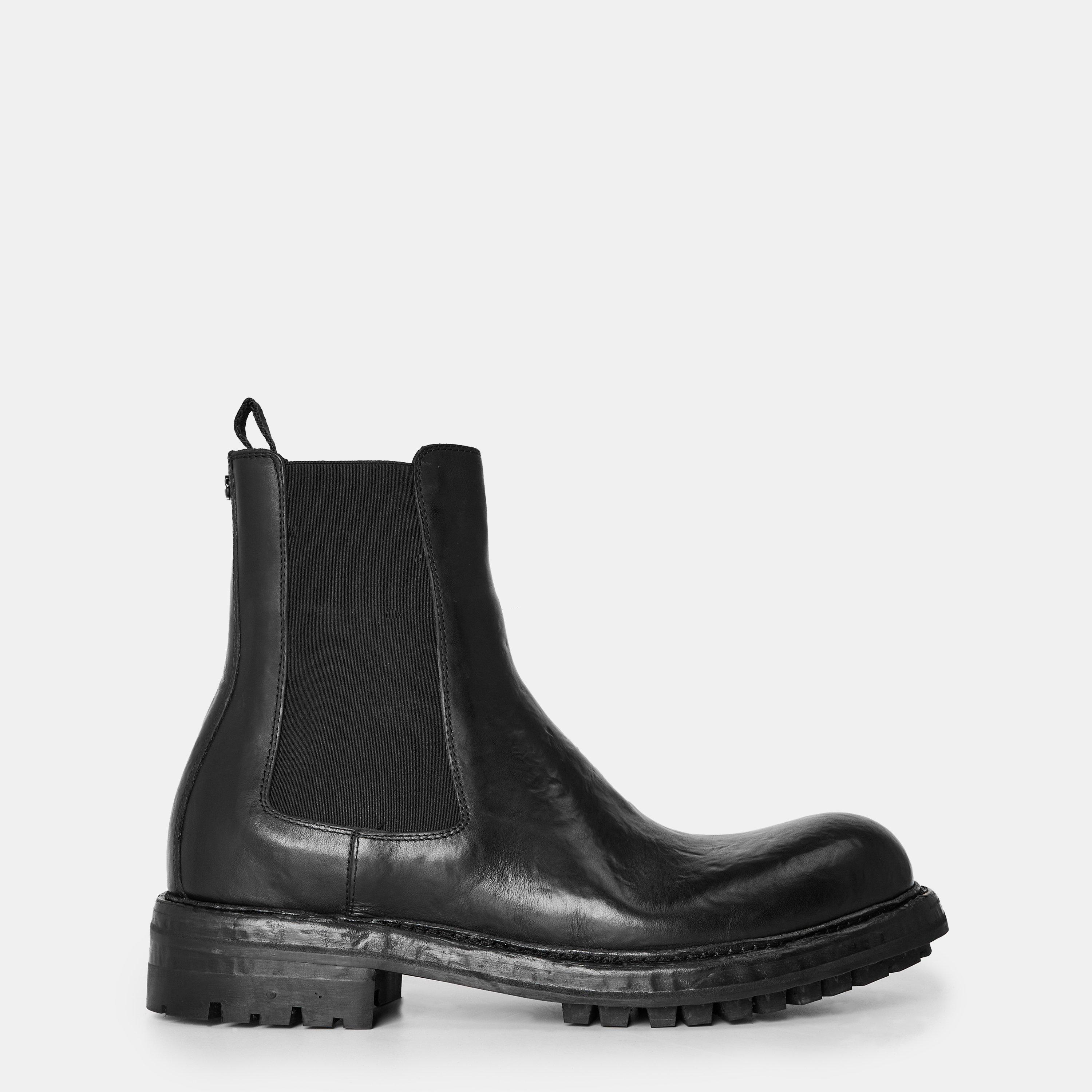 Dolce and Gabbana Men's Elastic Side Panel Chelsea Boots - Nero - Size 9 (43)