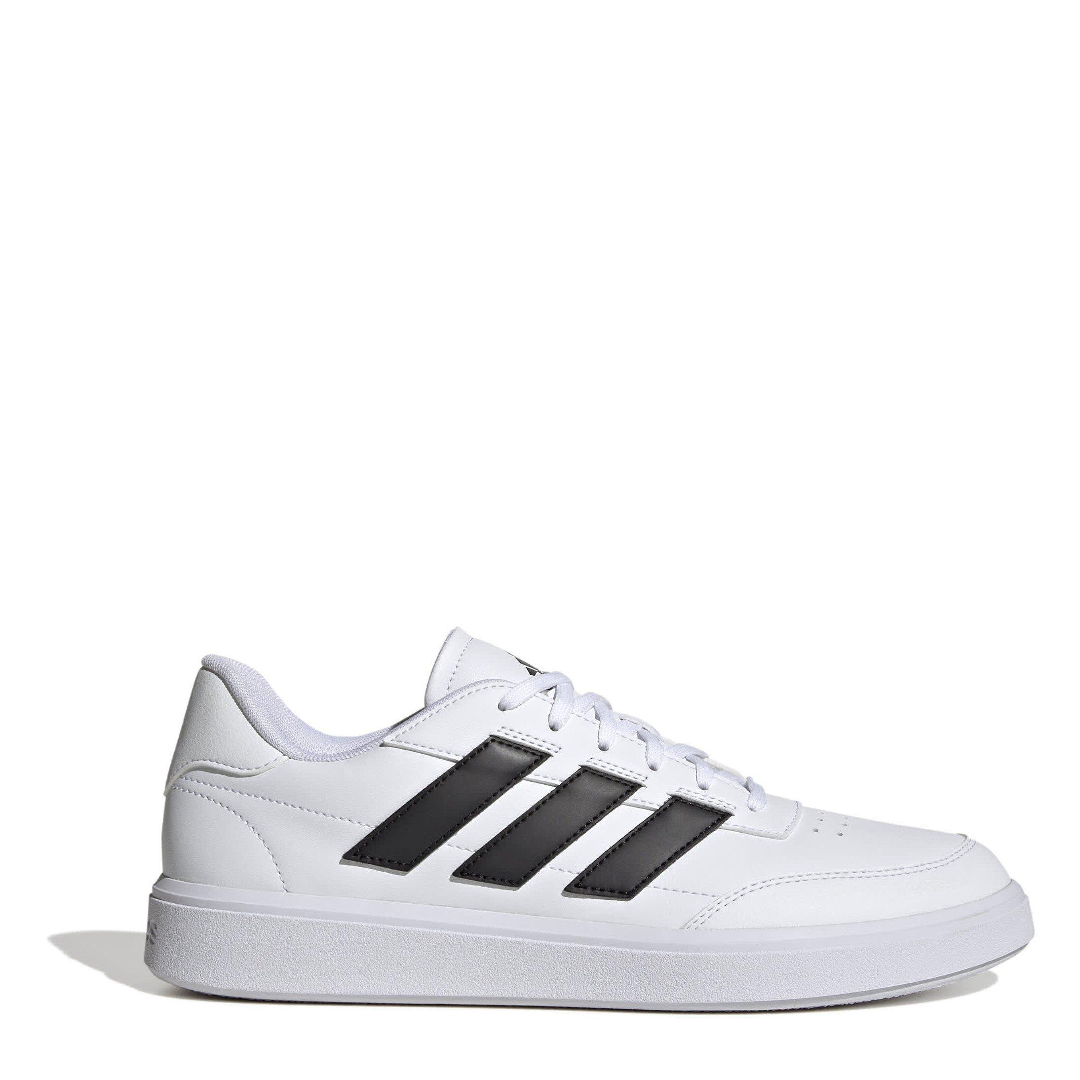 Adidas Men's Courtblock Trainers - Ftwr White/Blk - 10 (44.7)