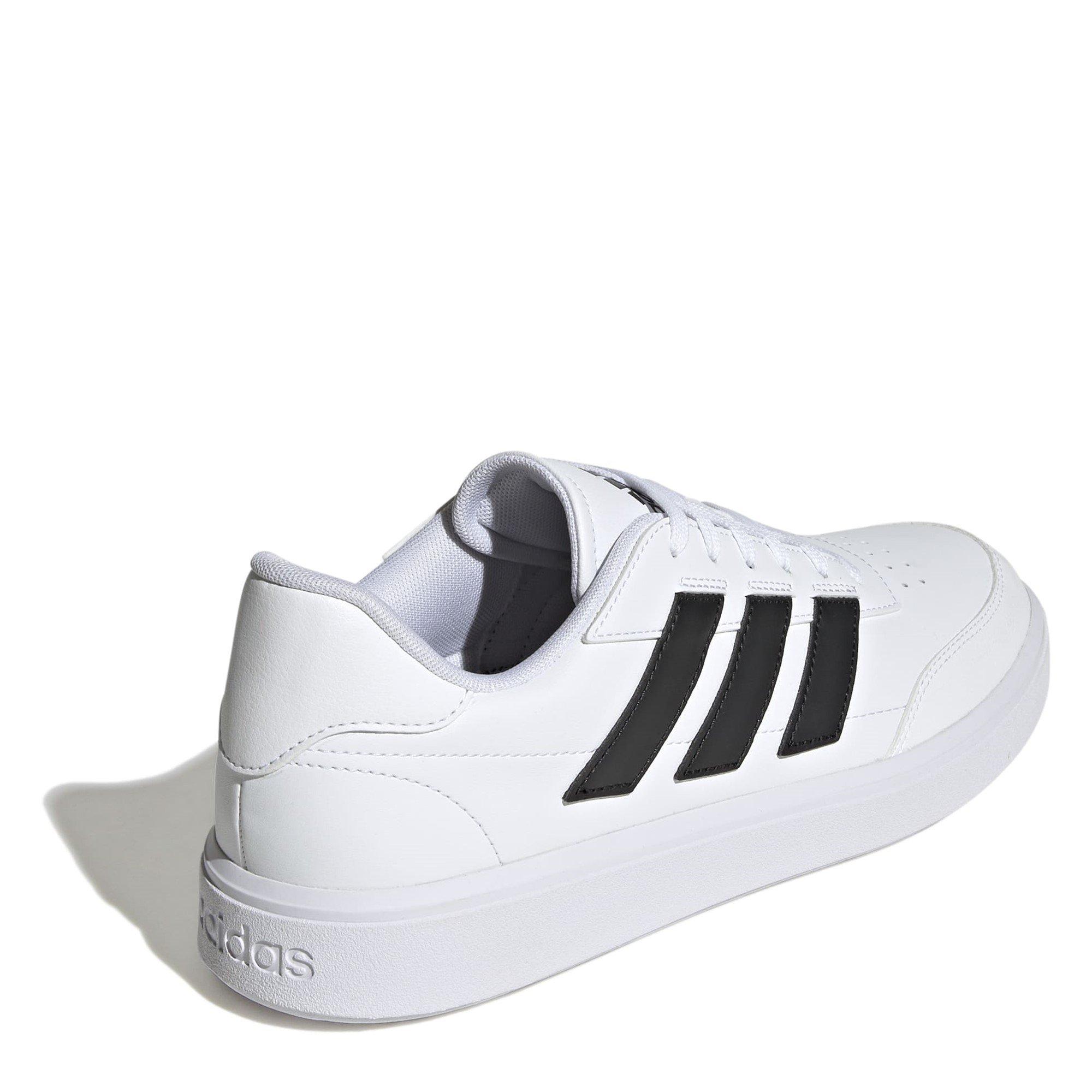 Ftwr Wit/Blk - adidas - Courtblock Mens Trainers - 4