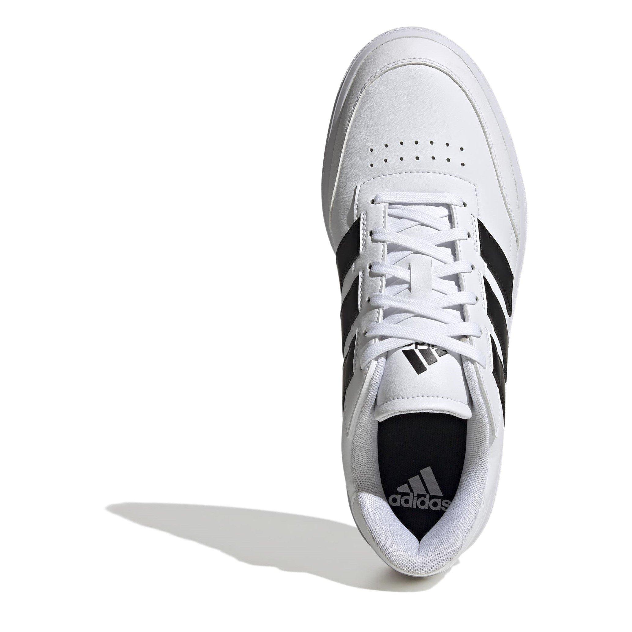 Ftwr Wit/Blk - adidas - Courtblock Mens Trainers - 5