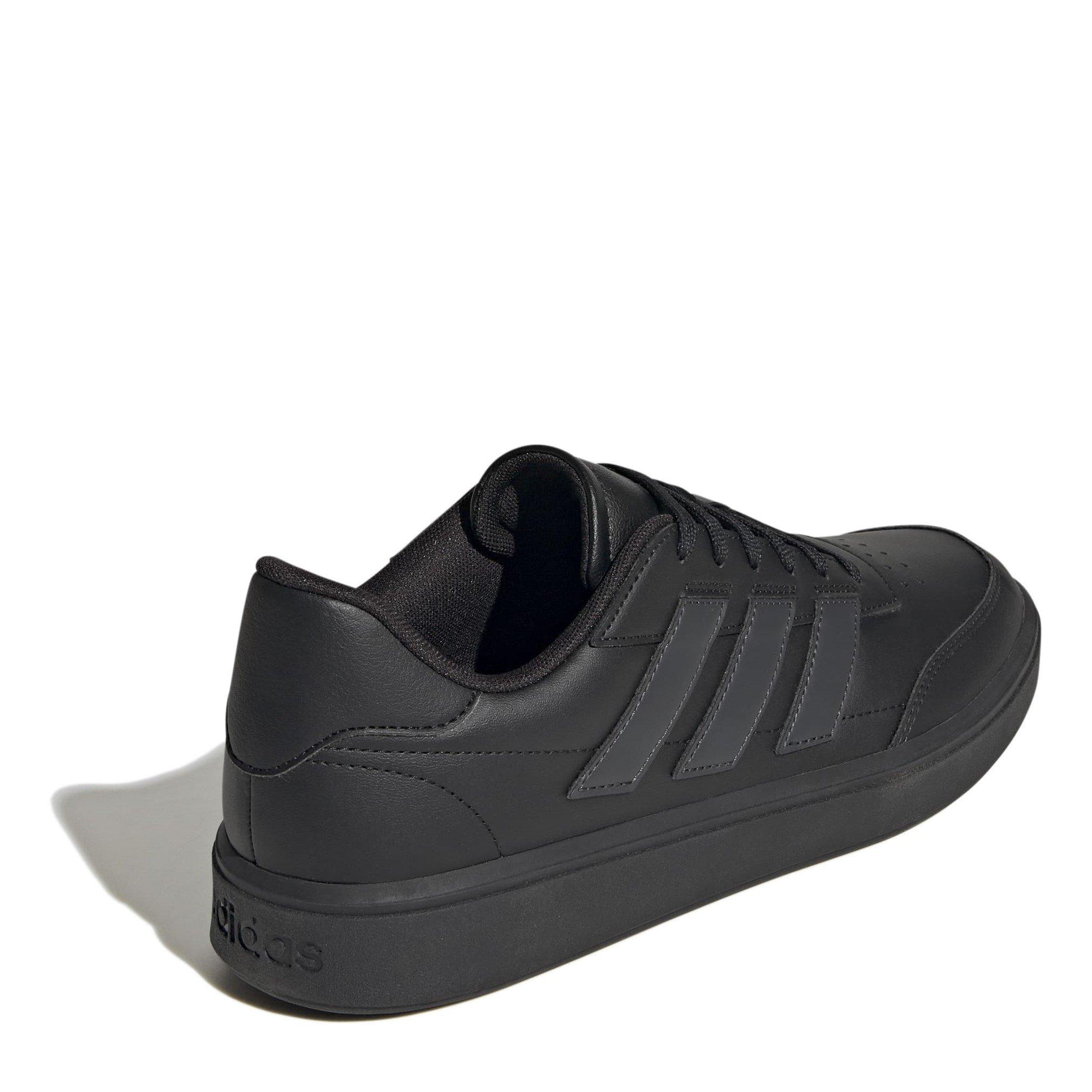Black/Carbon - adidas - Courtblock Mens Trainers - 4