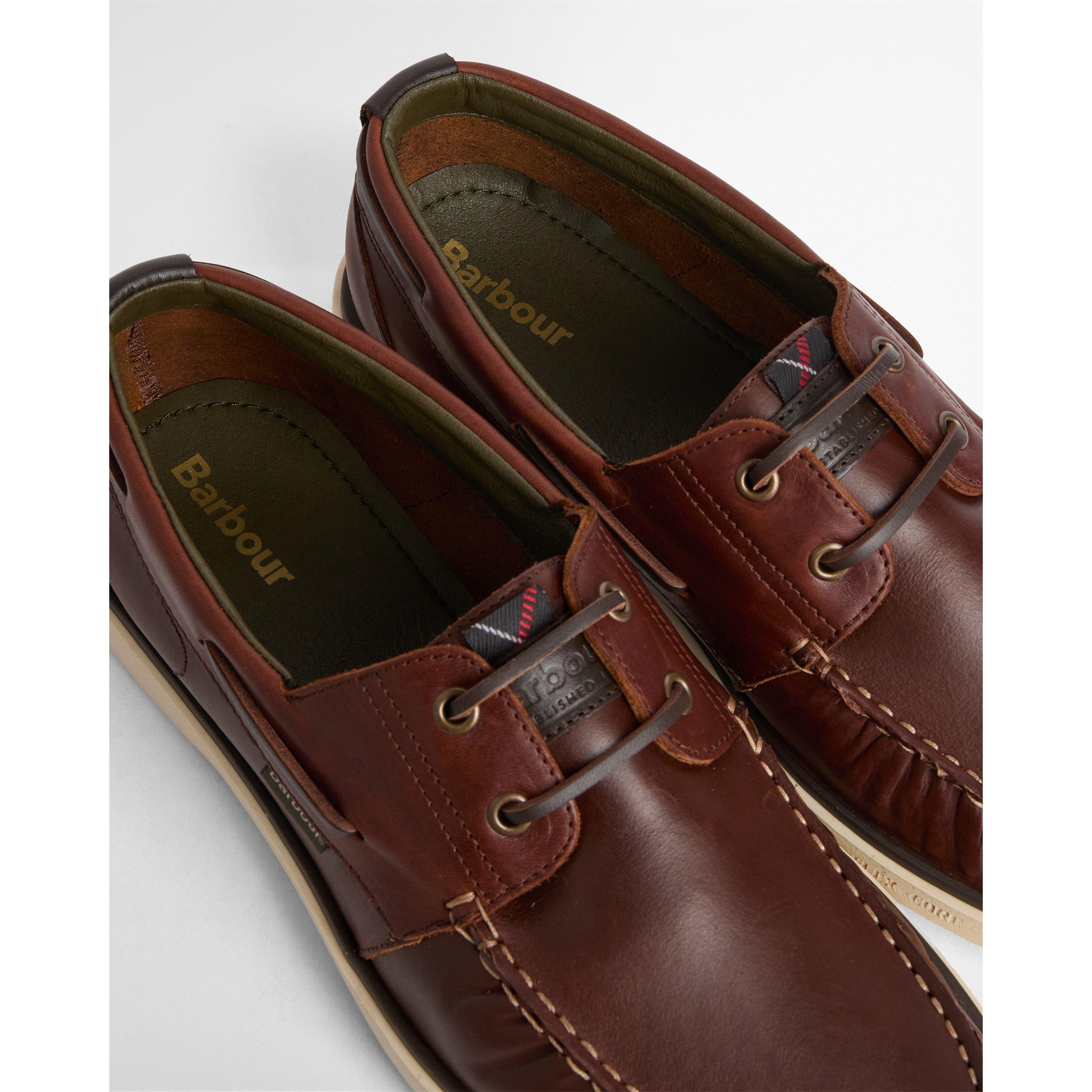 BR77 Dark Brown - Barbour - Mens Rothley Boat Shoes - 4