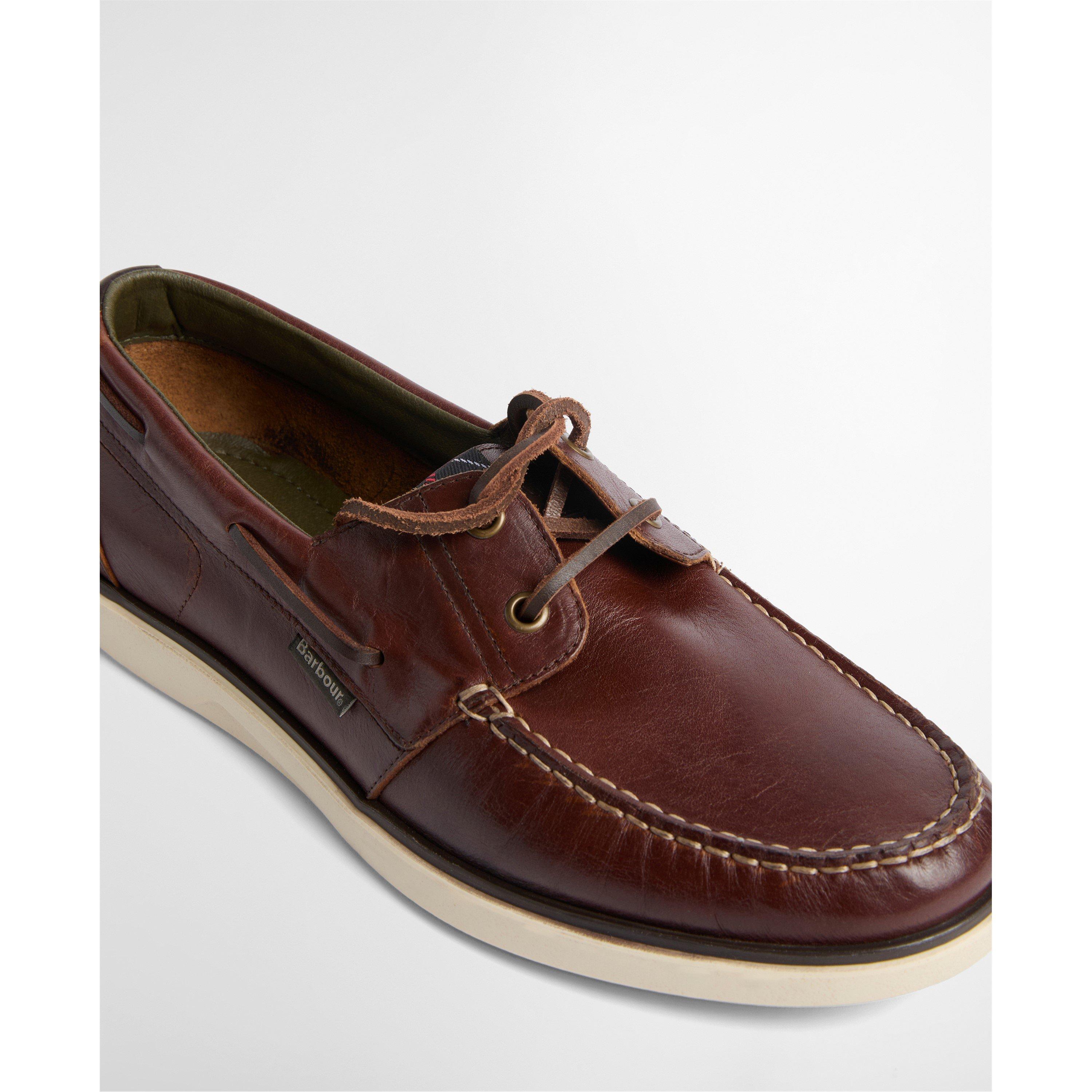 BR77 Dark Brown - Barbour - Mens Rothley Boat Shoes - 4
