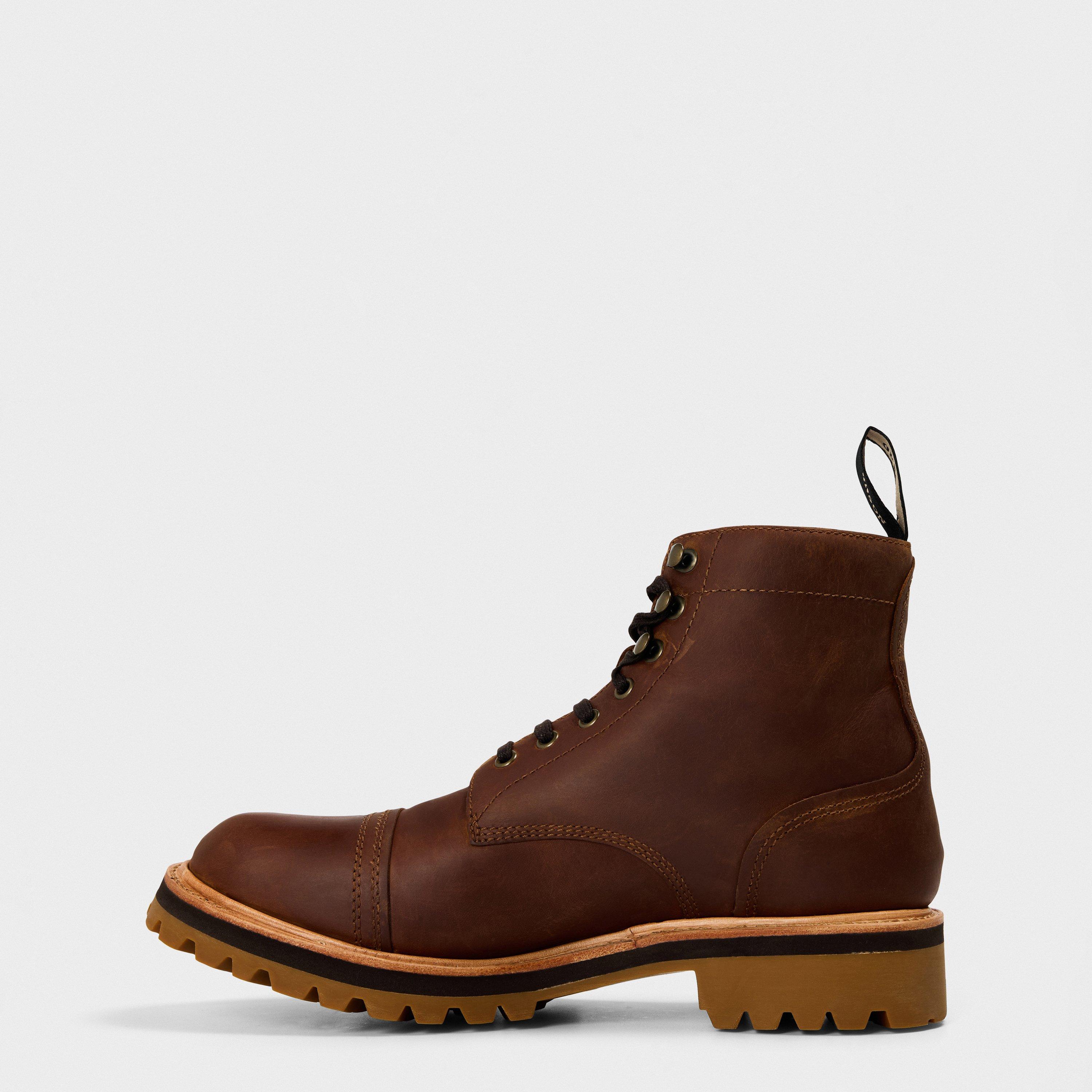 Dark Tan - Grenson - Men's Radley Hiker Rugged Boots - 2