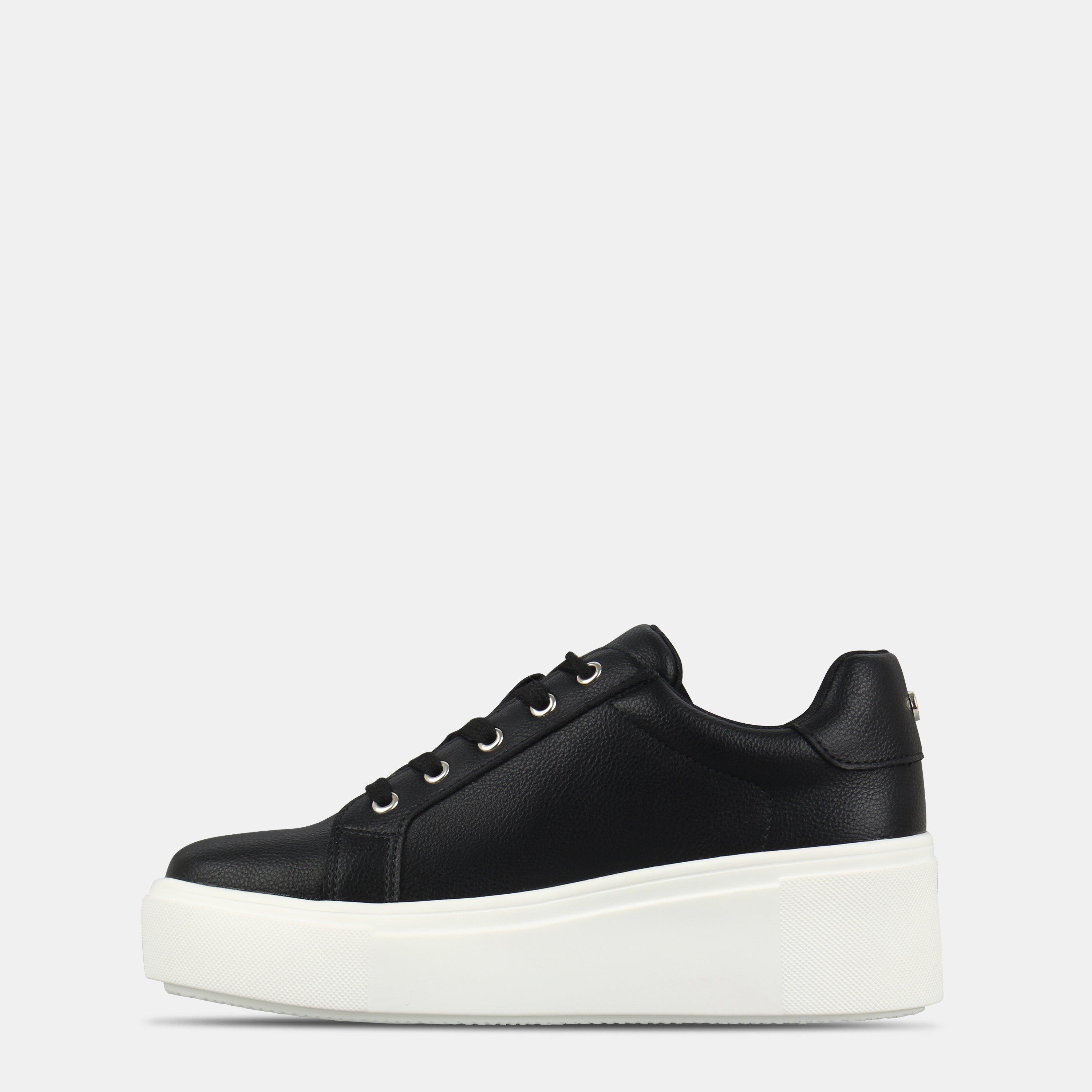 Black/White - Miso - Chunk Wedge Trainers - 2
