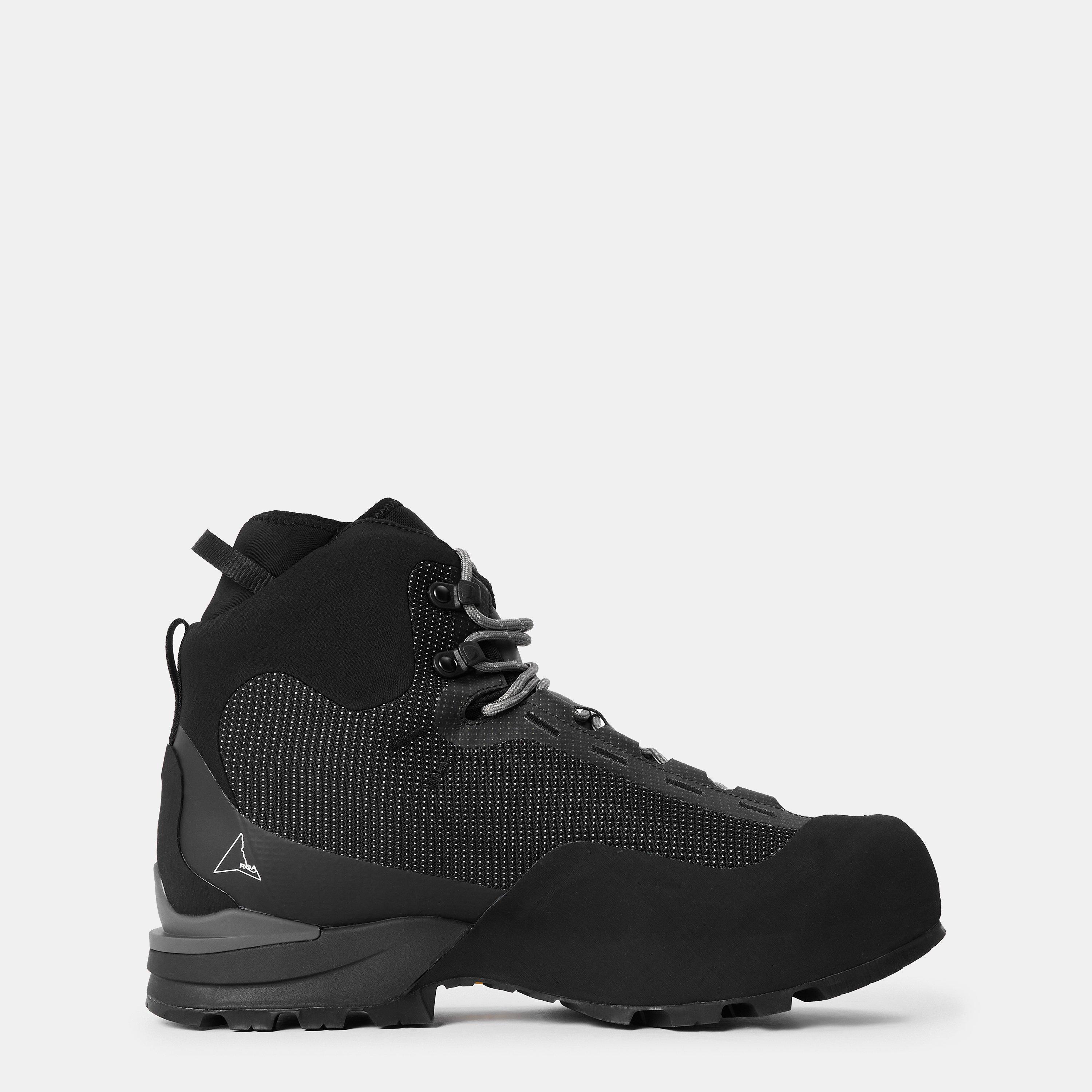 Black - ROA - Men's Hida High-Top Trainers - 1