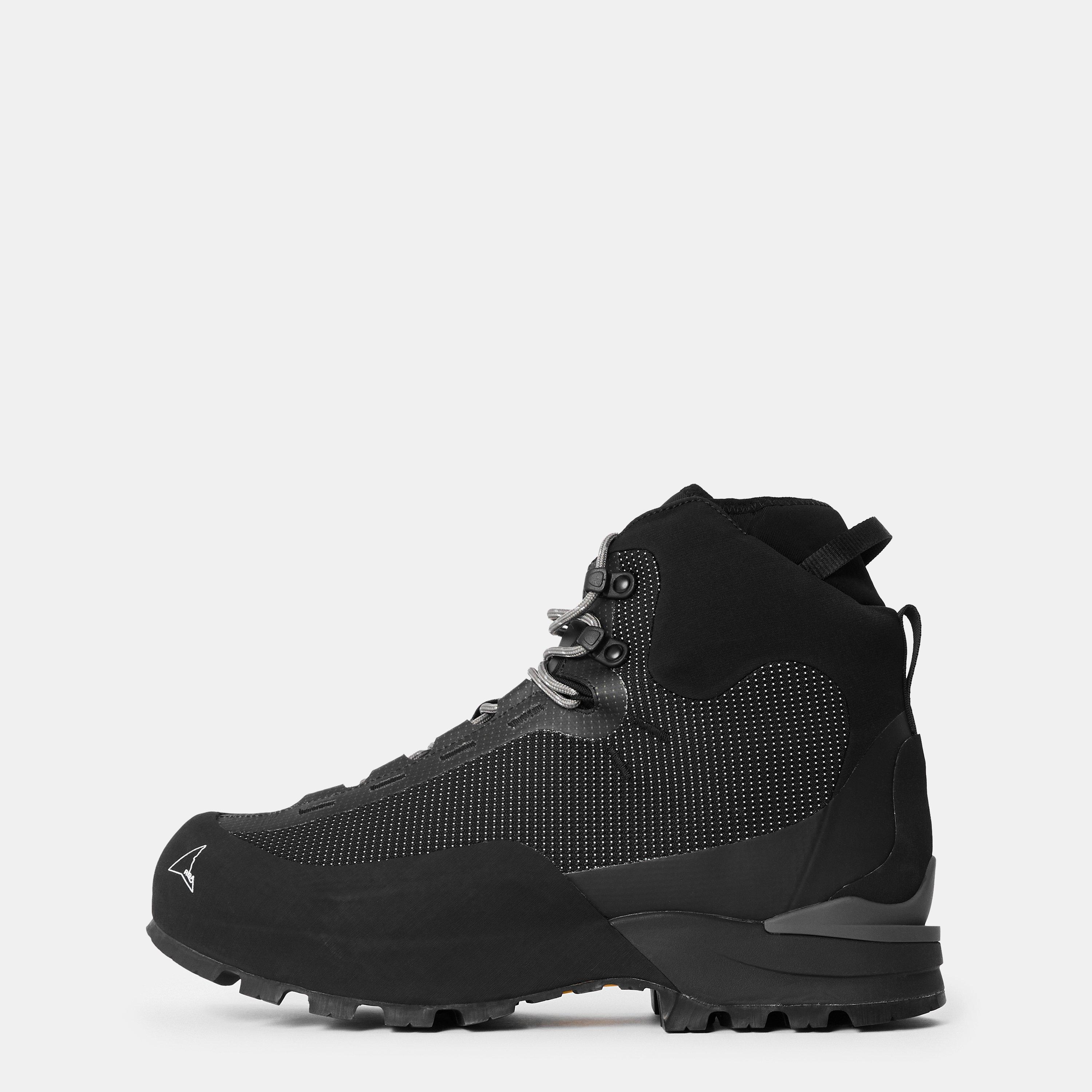 Black - ROA - Men's Hida High-Top Trainers - 2