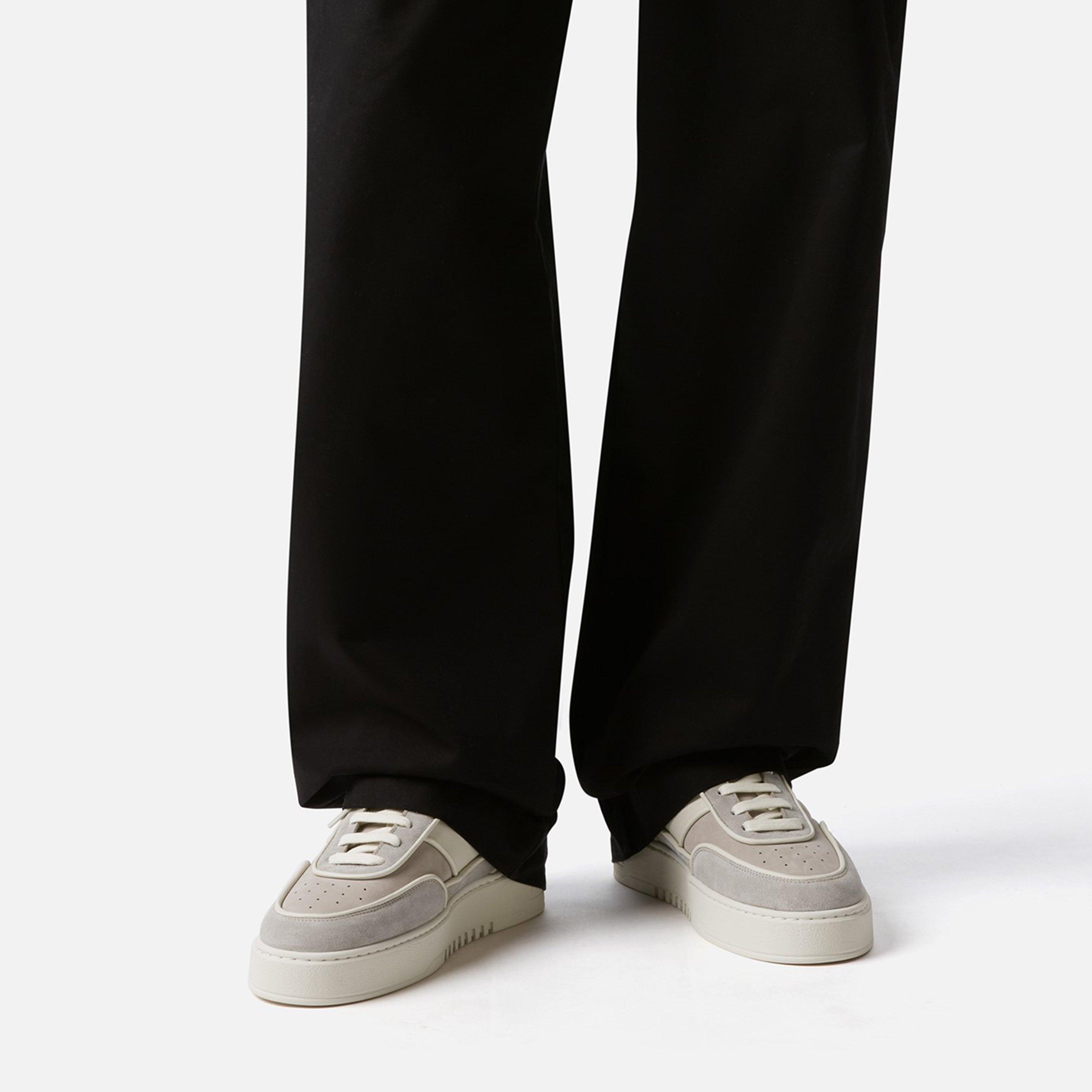 Taupe/ Beige - Axel Arigato - Men's Orbit Platform Padded Chunky Trainers - 3